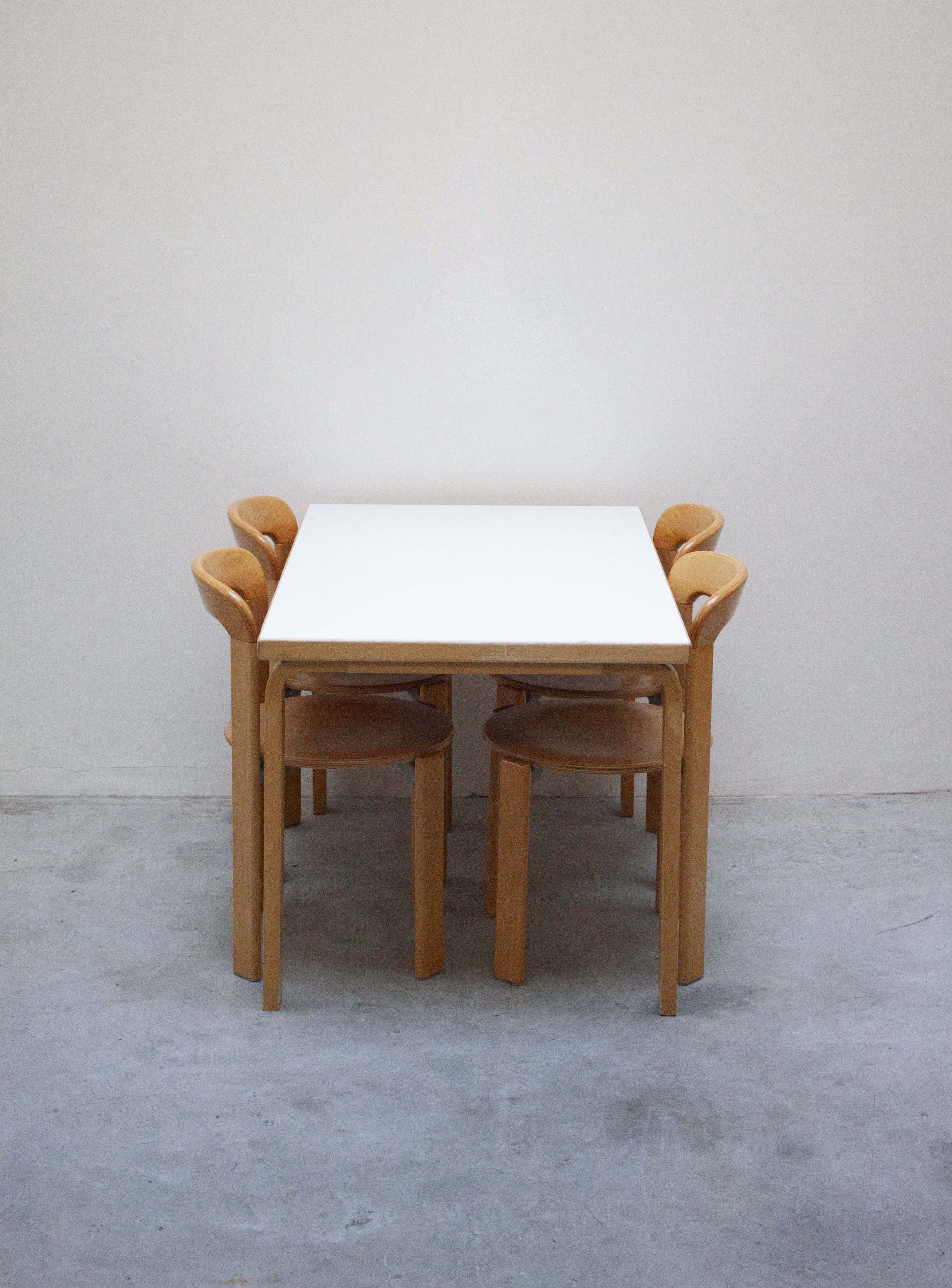 Artek Model 81B Dining Table by Alvar Aalto (White) - Image 5