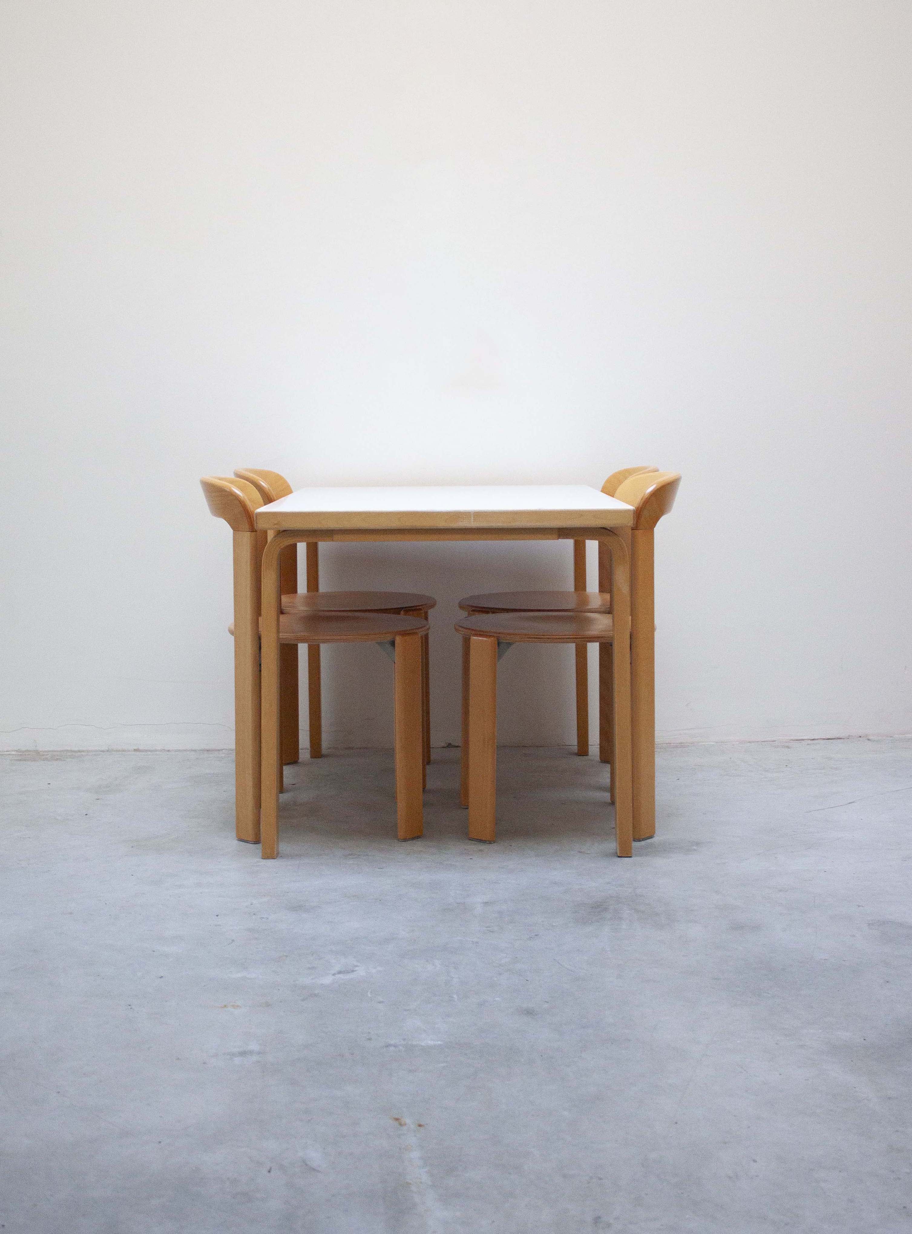 Artek Model 81B Dining Table by Alvar Aalto (White) - Image 6