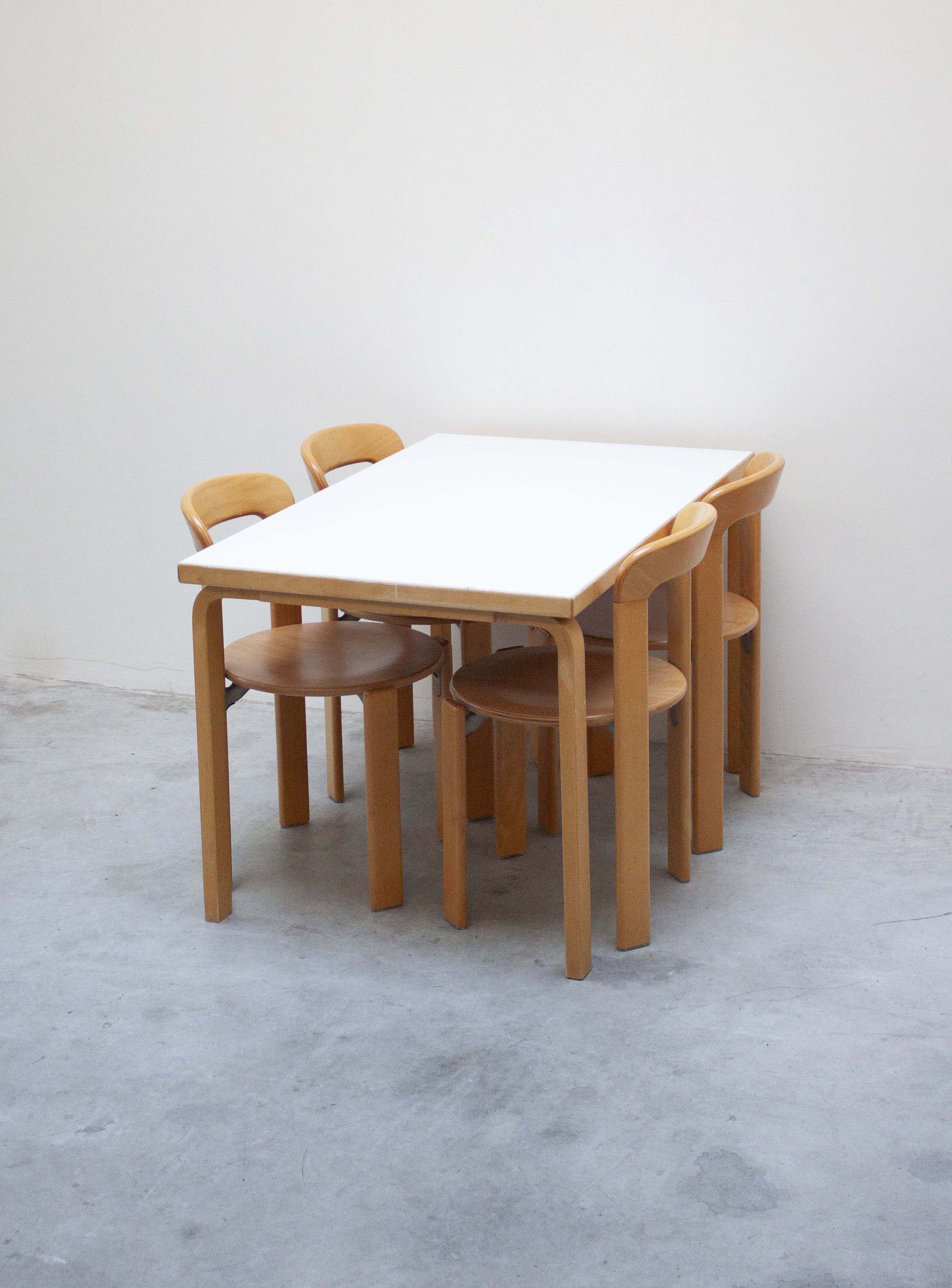 Artek Model 81B Dining Table by Alvar Aalto (White) - Image 7