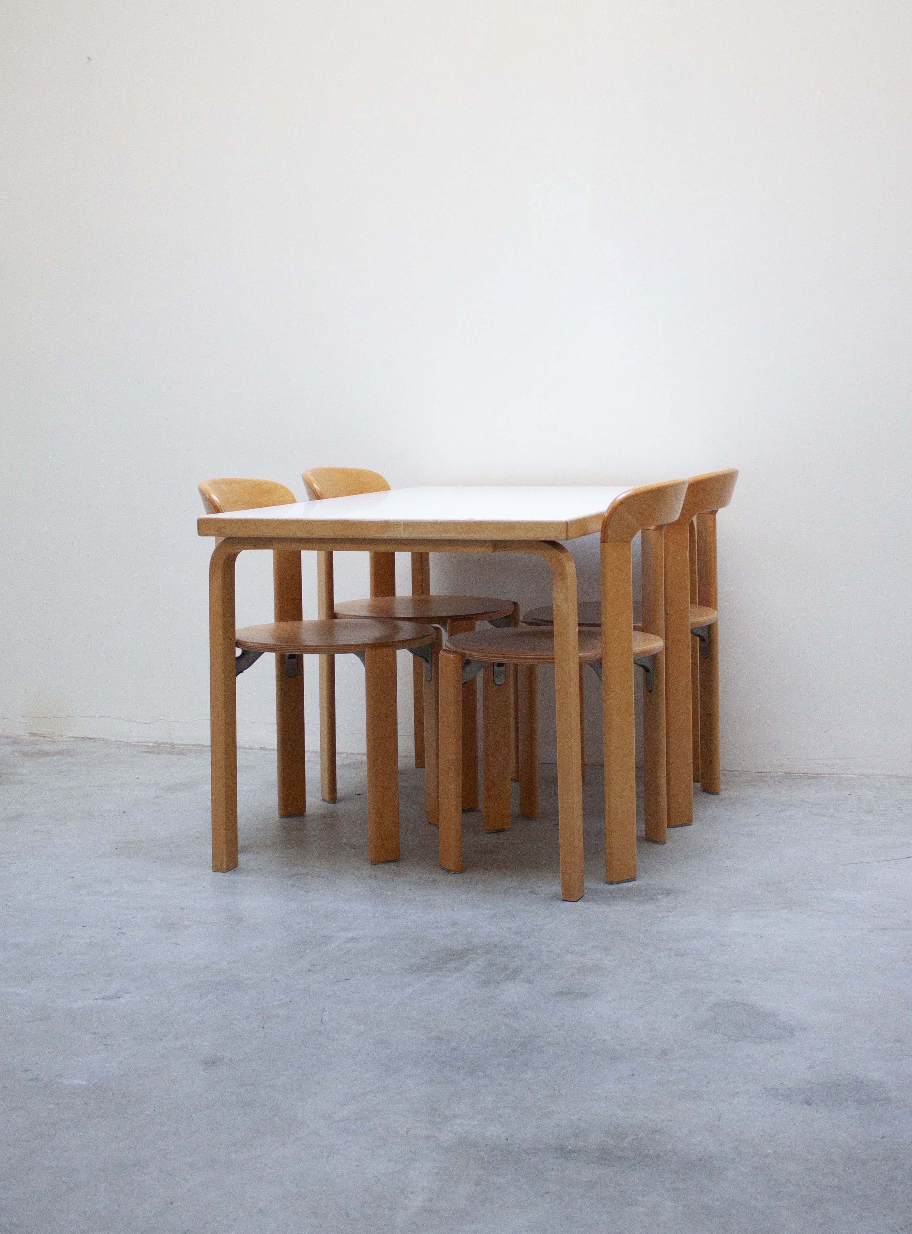 Artek Model 81B Dining Table by Alvar Aalto (White) - Image 8