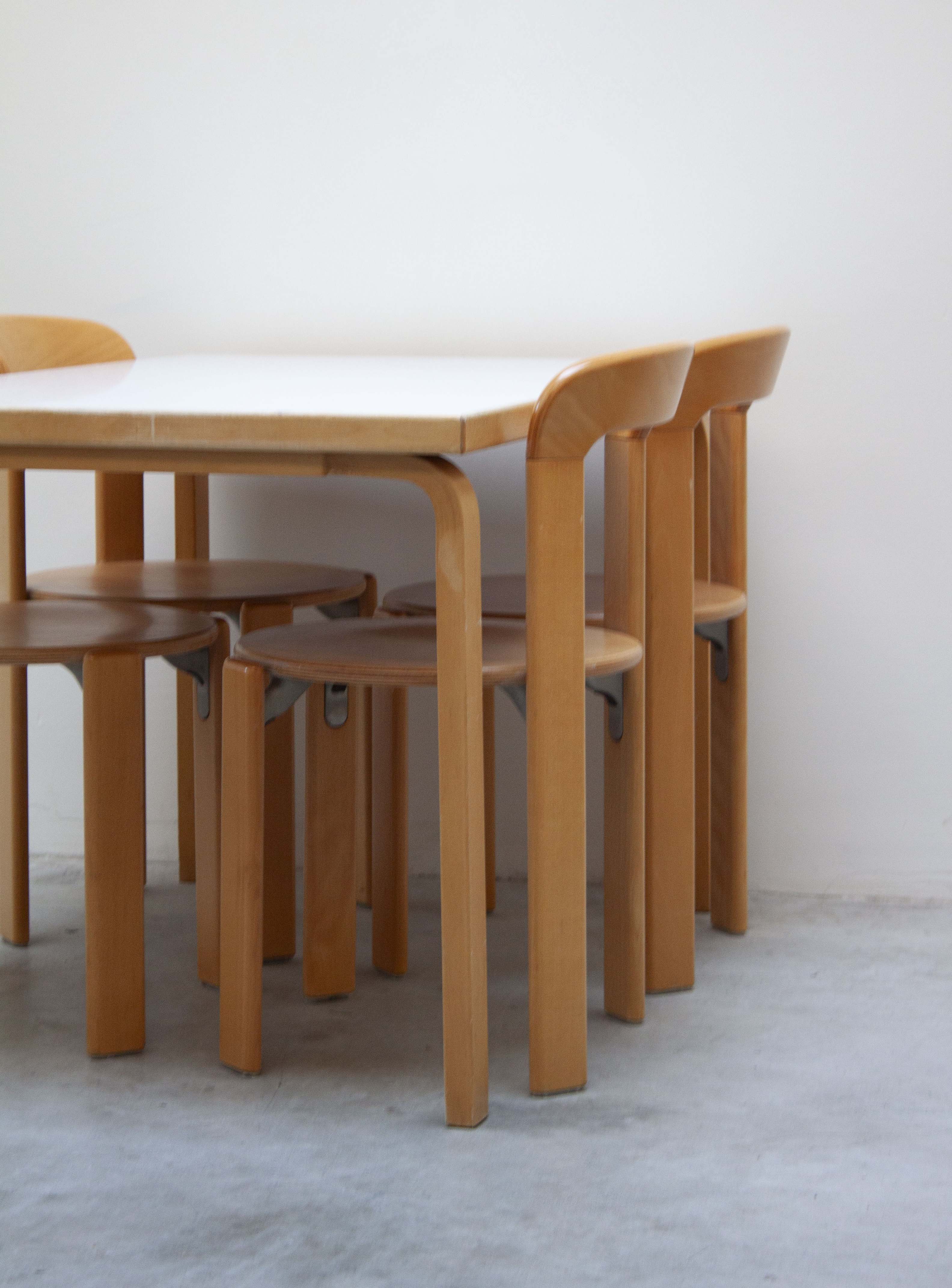 Artek Model 81B Dining Table by Alvar Aalto (White) - Image 9