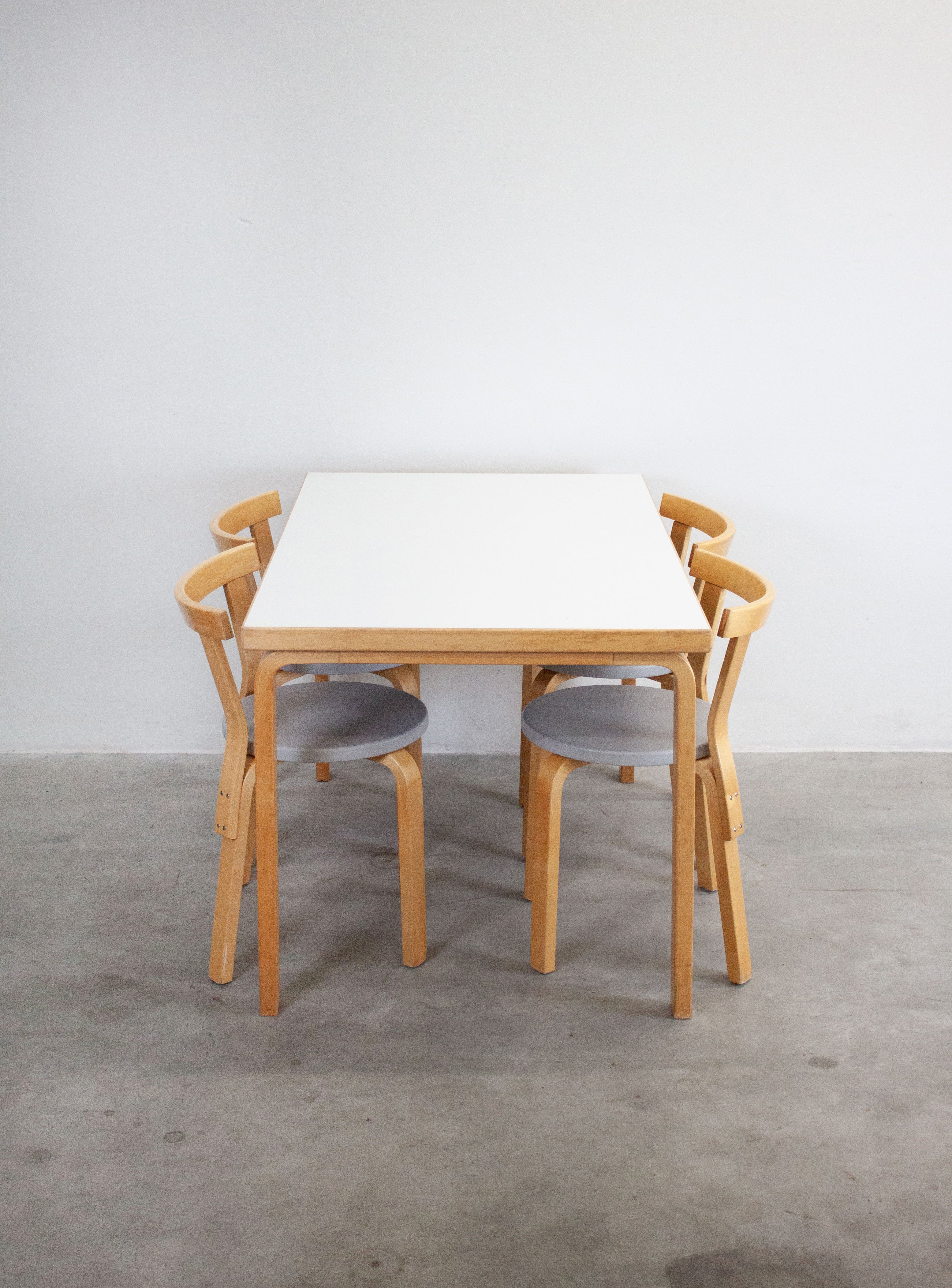 Artek Model 81B Dining Table by Alvar Aalto (White) - Image 14
