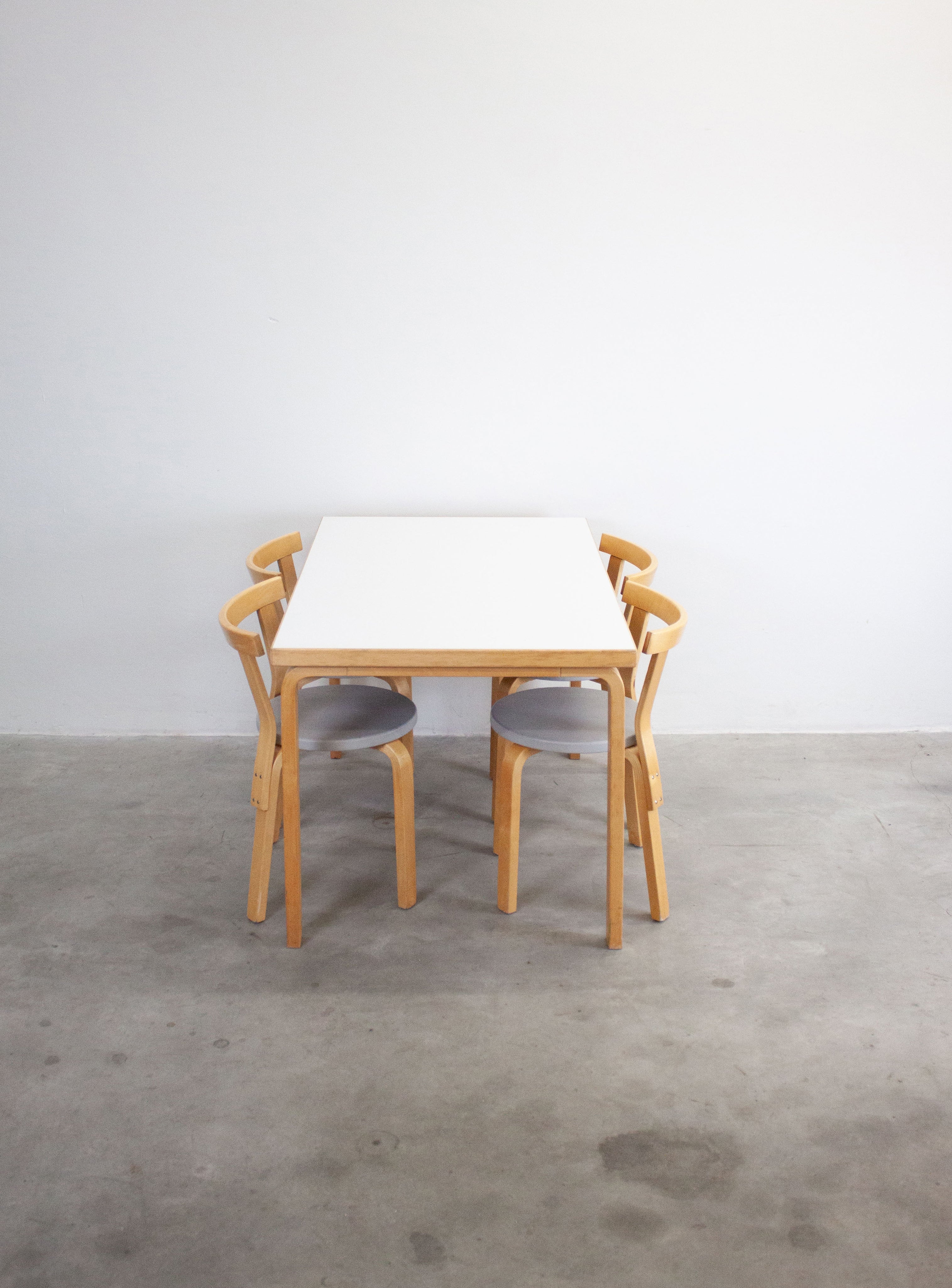 Artek Model 81B Dining Table by Alvar Aalto (White) - Image 17