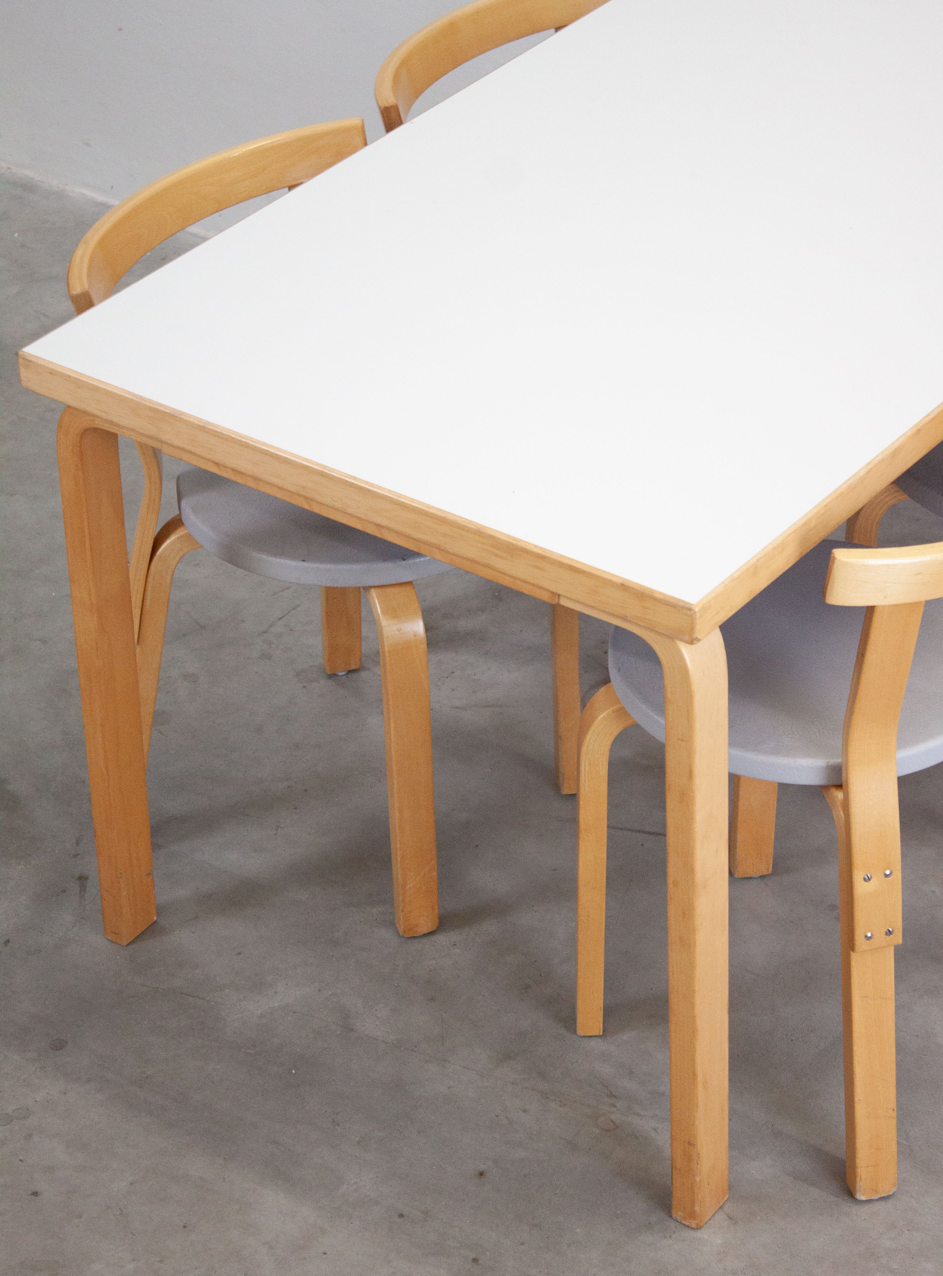 Artek Model 81B Dining Table by Alvar Aalto (White) - Image 21