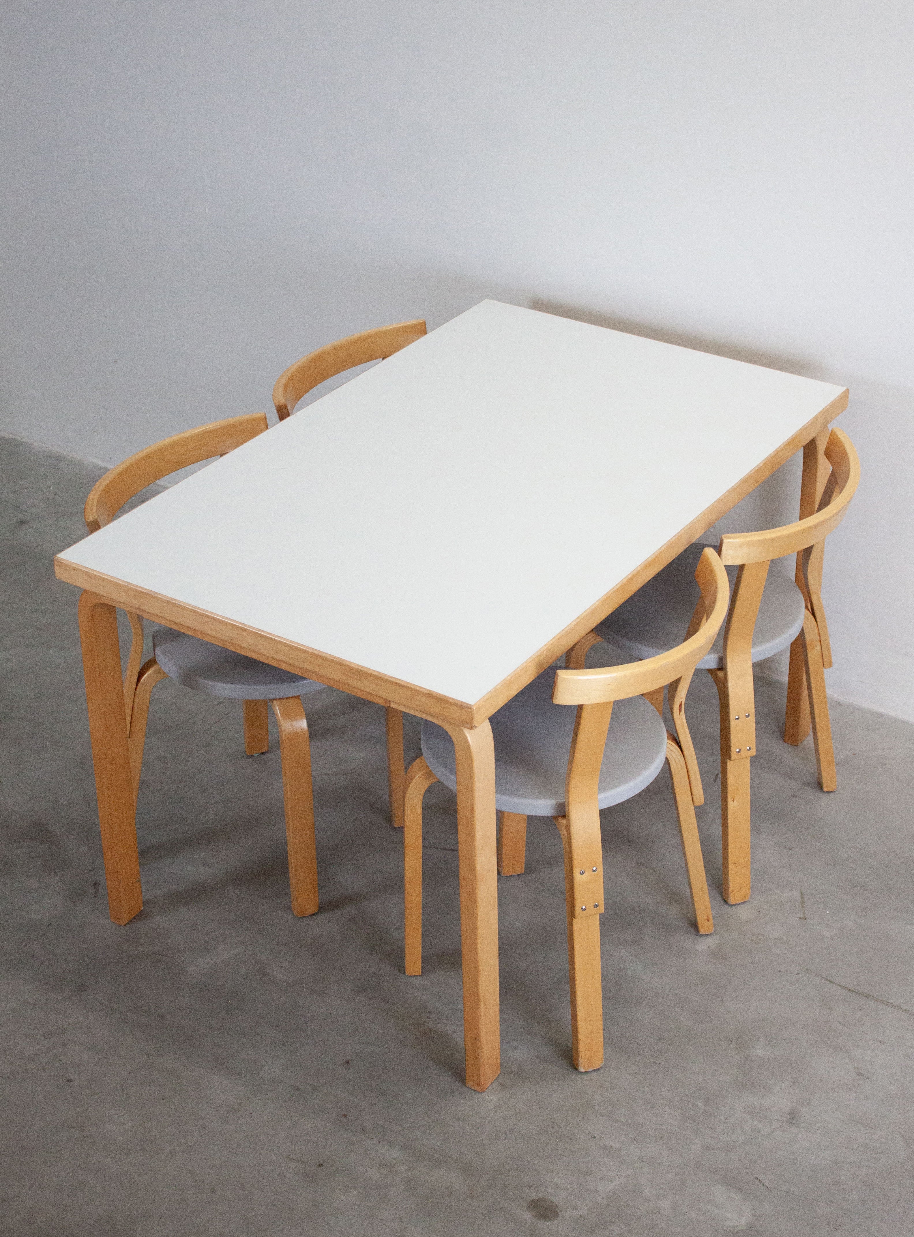 Artek Model 81B Dining Table by Alvar Aalto (White) - Image 22