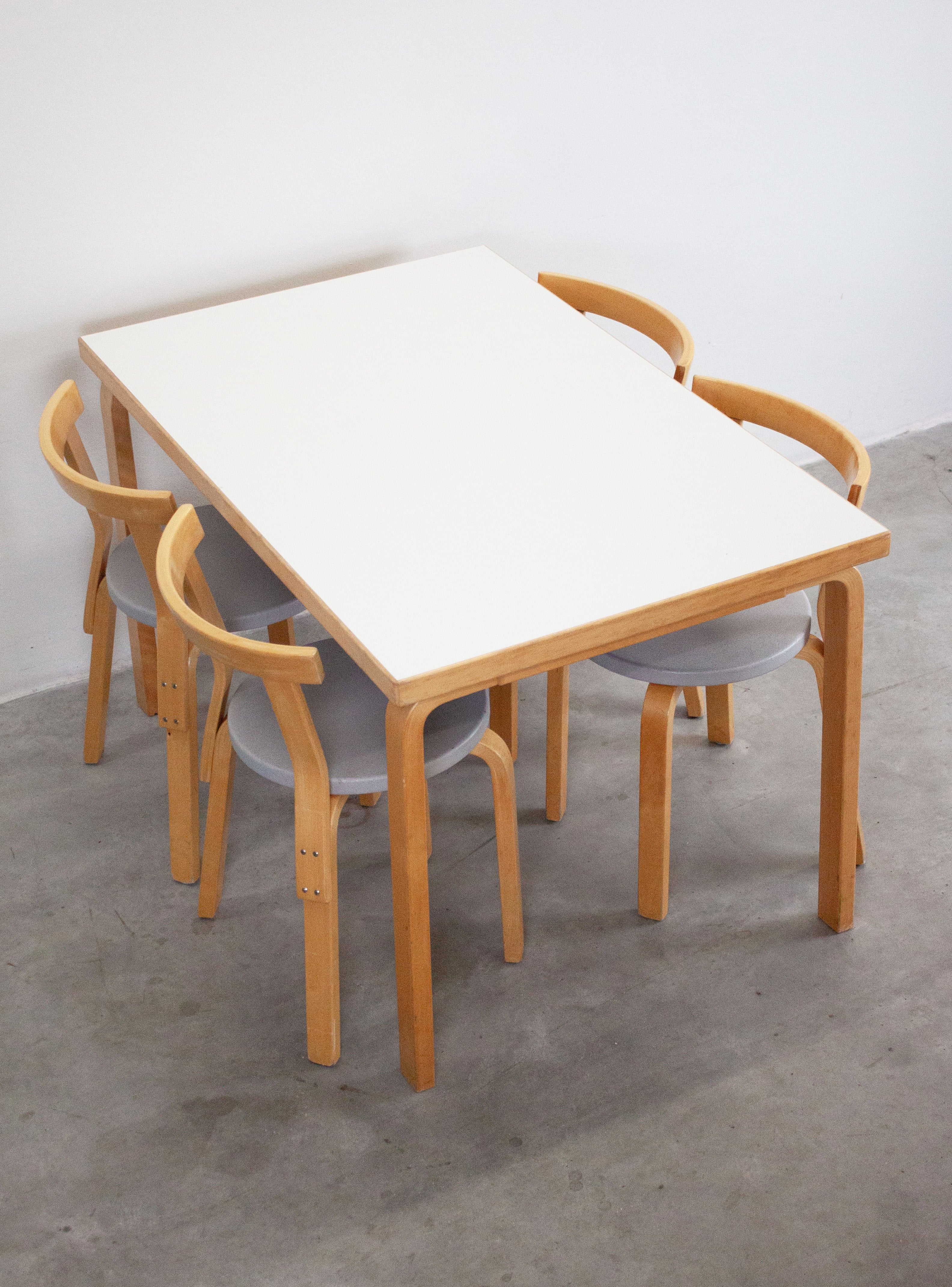Artek Model 81B Dining Table by Alvar Aalto (White) - Image 23