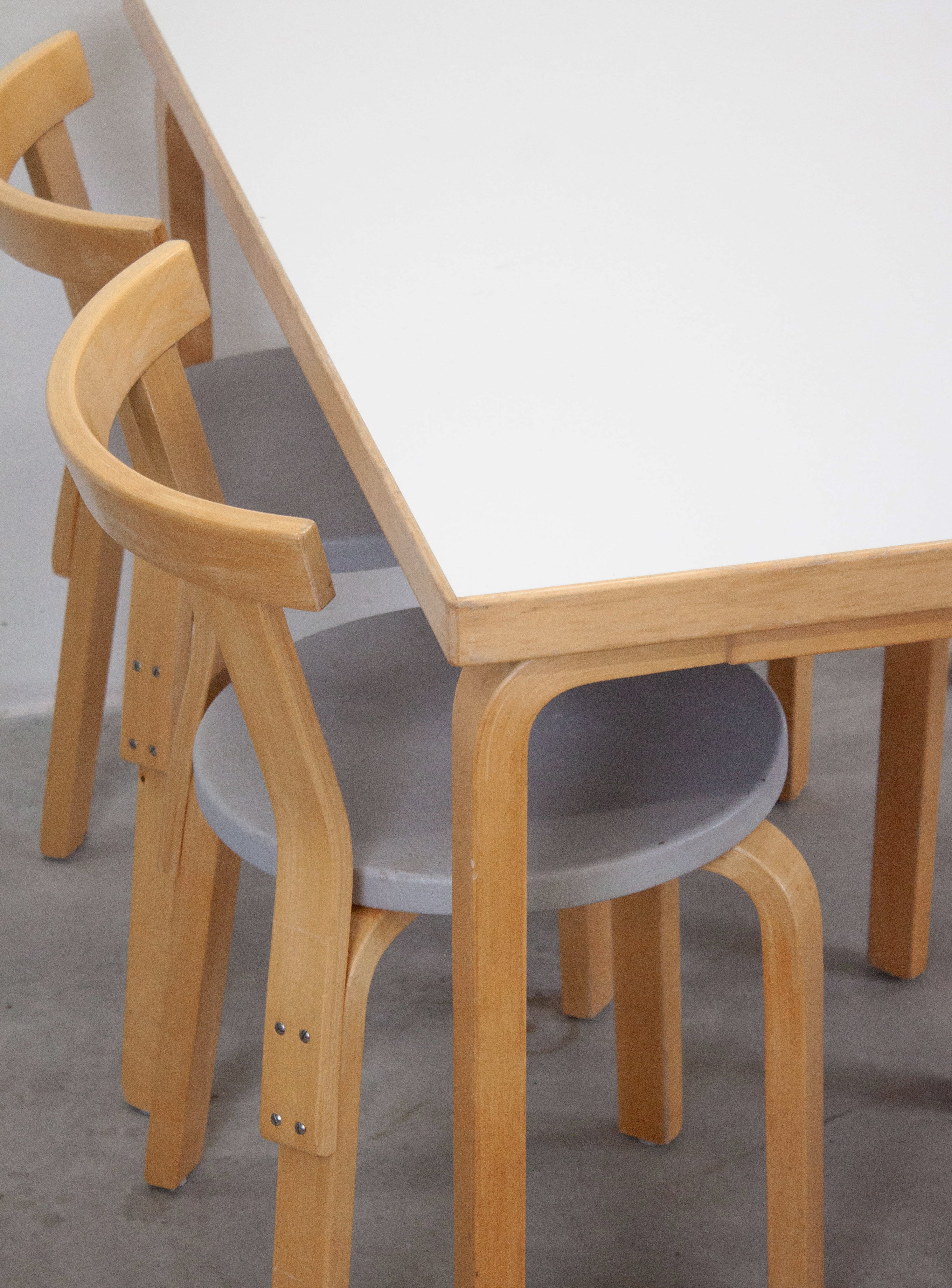 Artek Model 81B Dining Table by Alvar Aalto (White) - Image 24