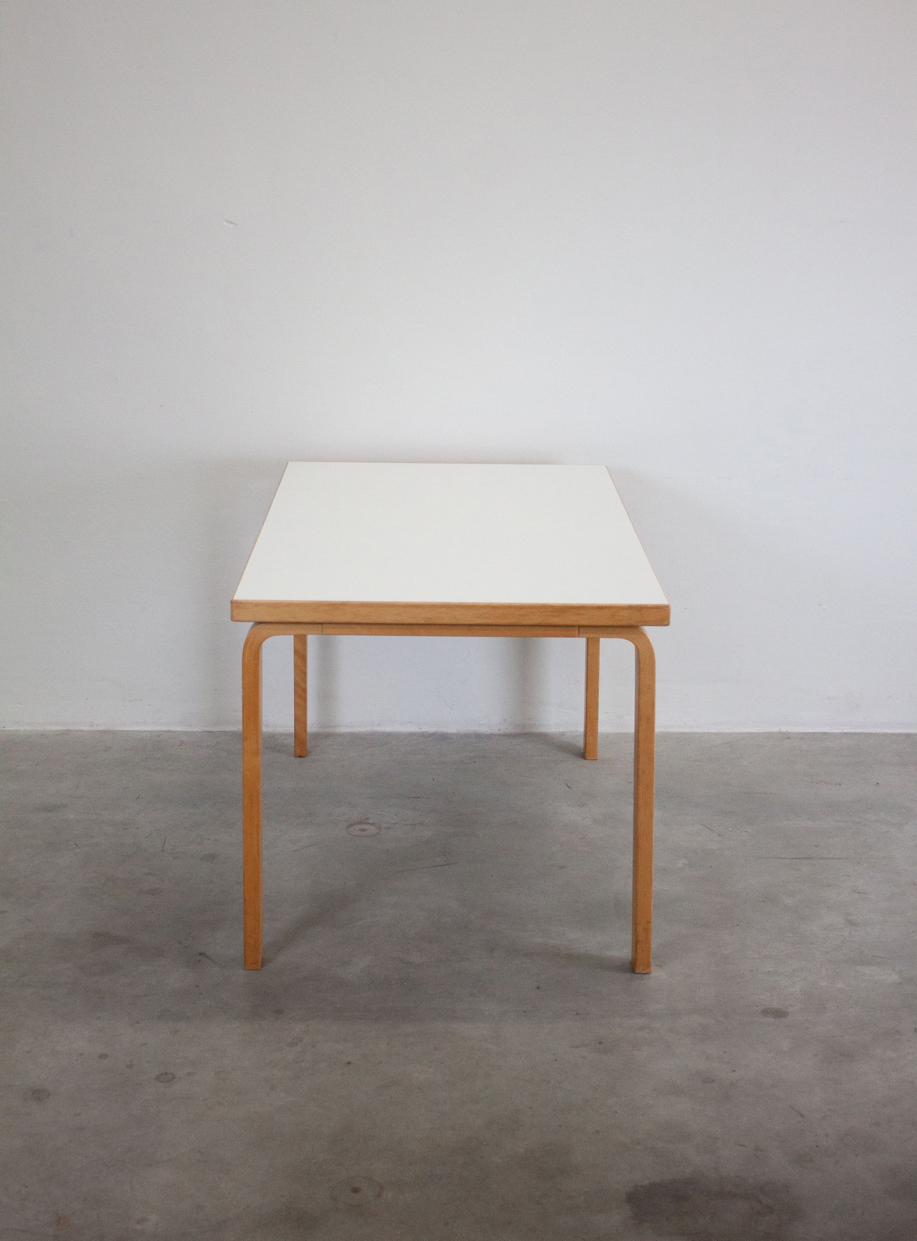 Artek Model 81B Dining Table by Alvar Aalto (White) - Image 8