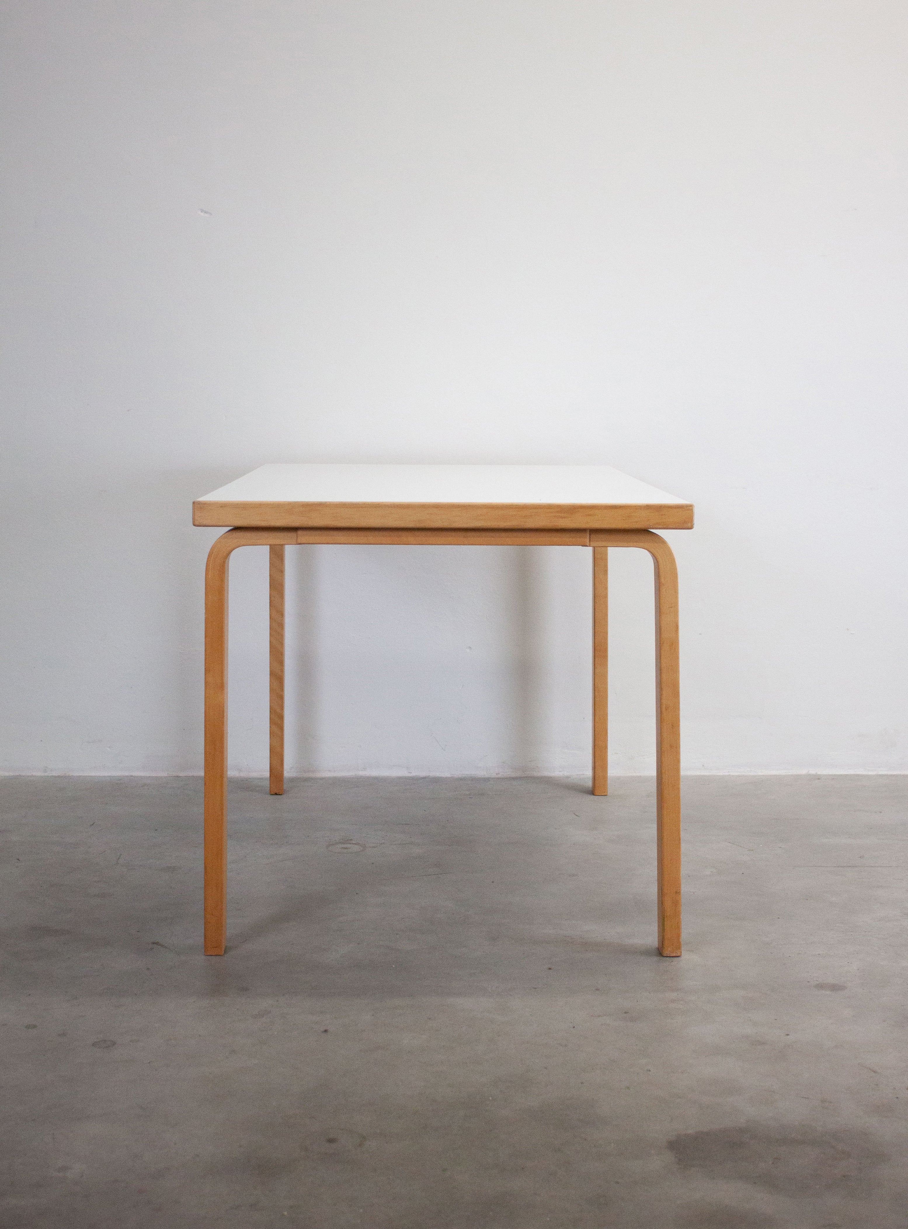 Artek Model 81B Dining Table by Alvar Aalto (White) - Image 9