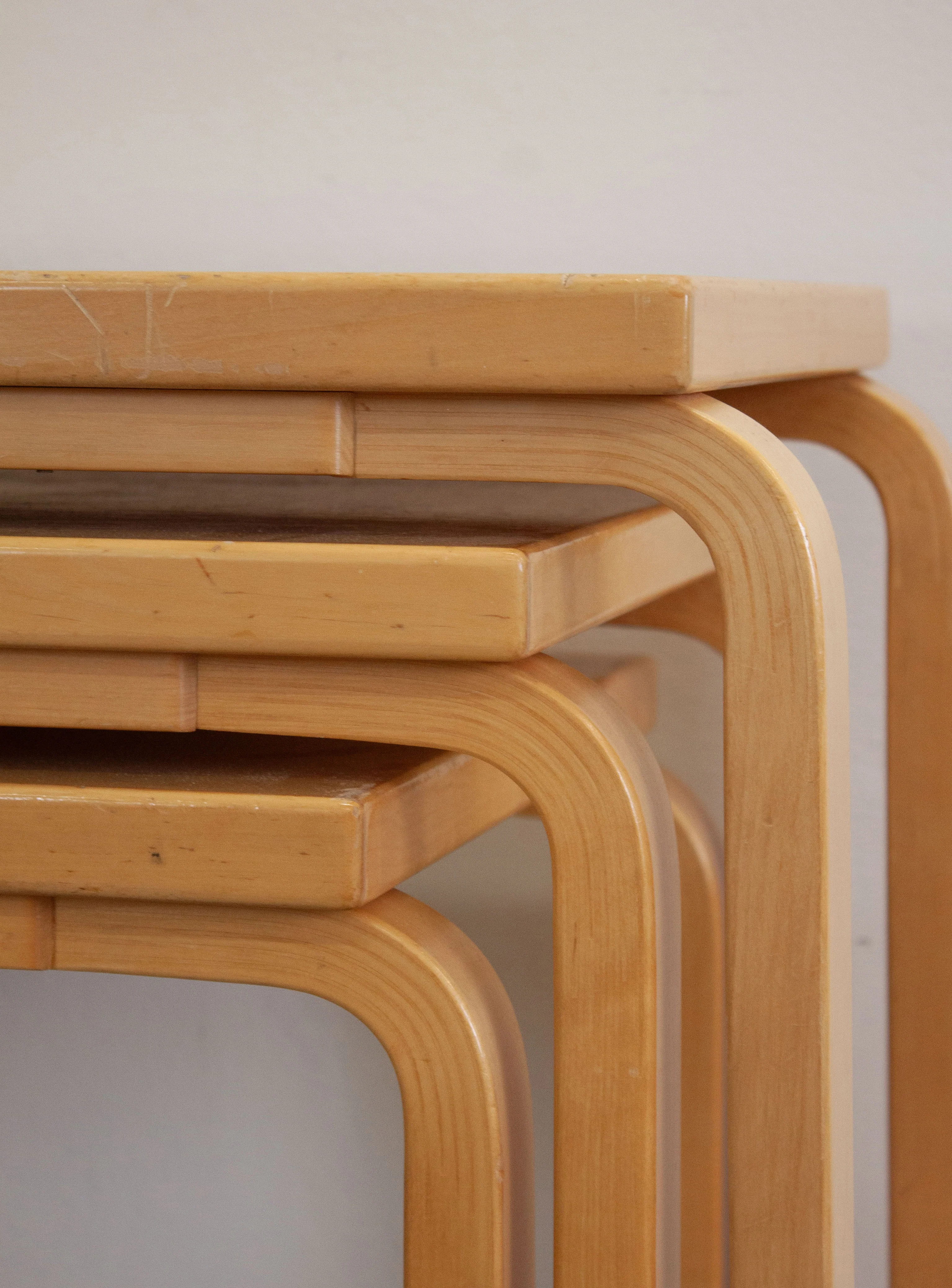 Artek Model 88 Nesting Tables by Alvar Aalto - Image 20