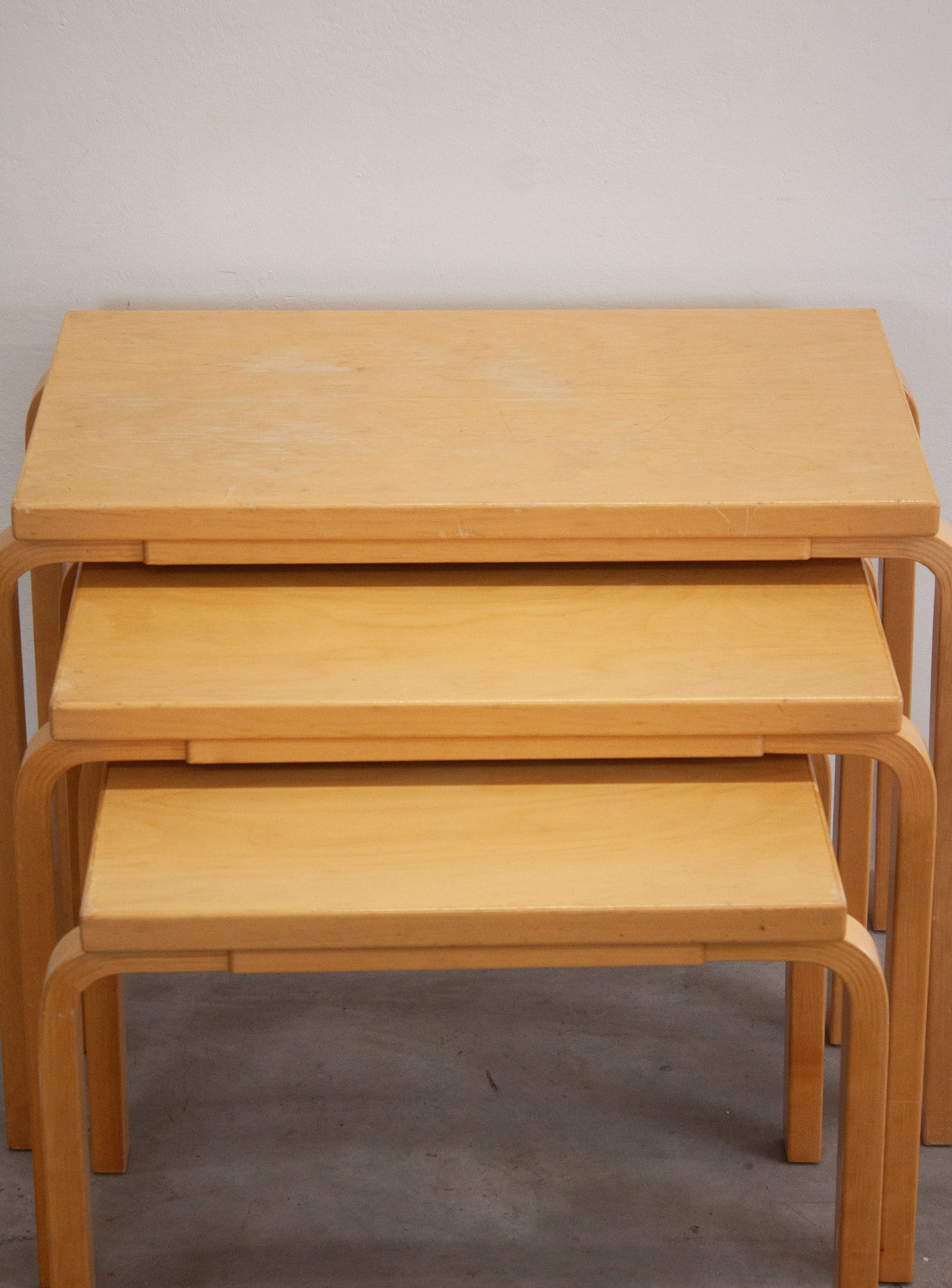 Artek Model 88 Nesting Tables by Alvar Aalto - Image 23