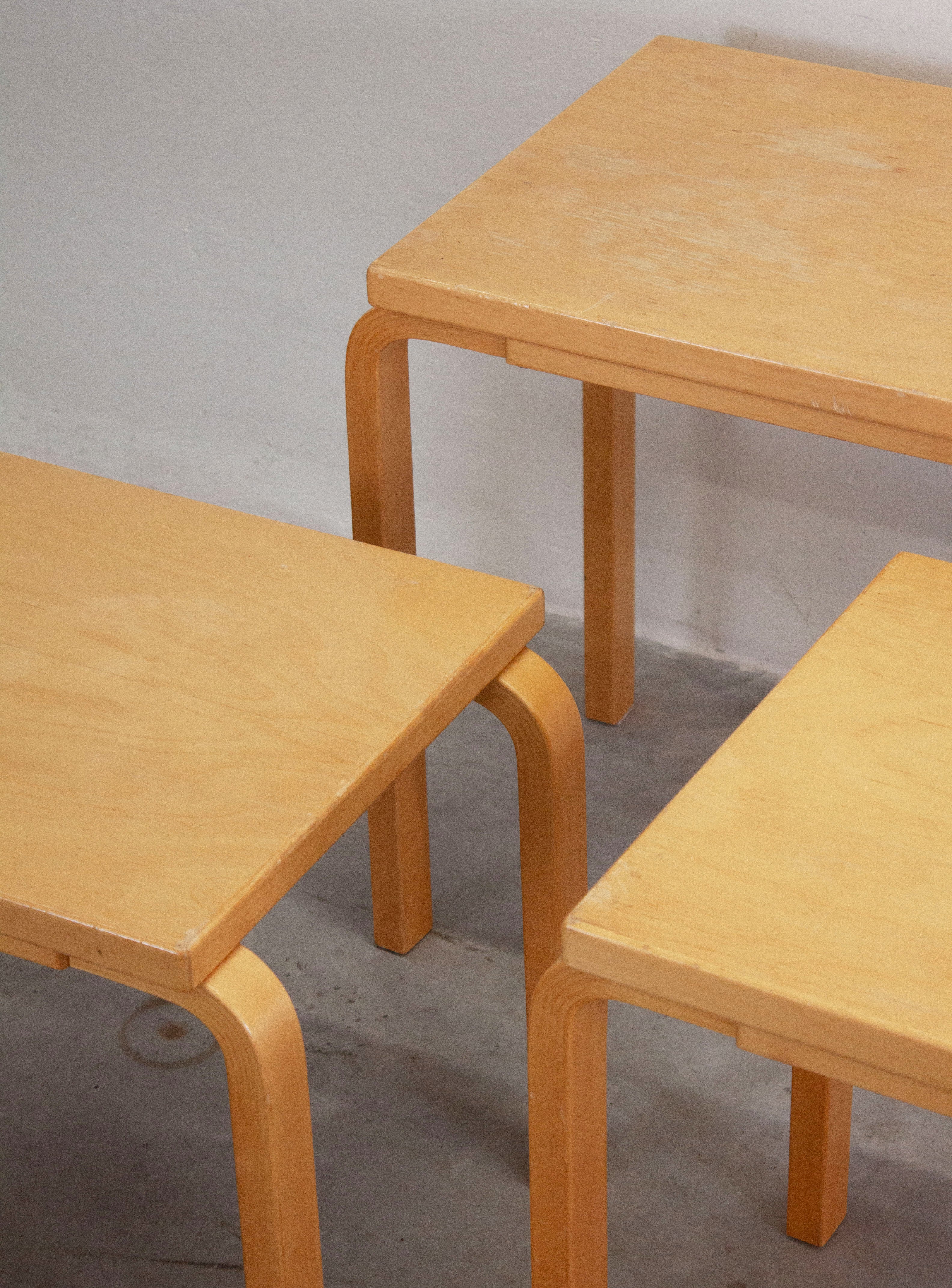 Artek Model 88 Nesting Tables by Alvar Aalto - Image 29