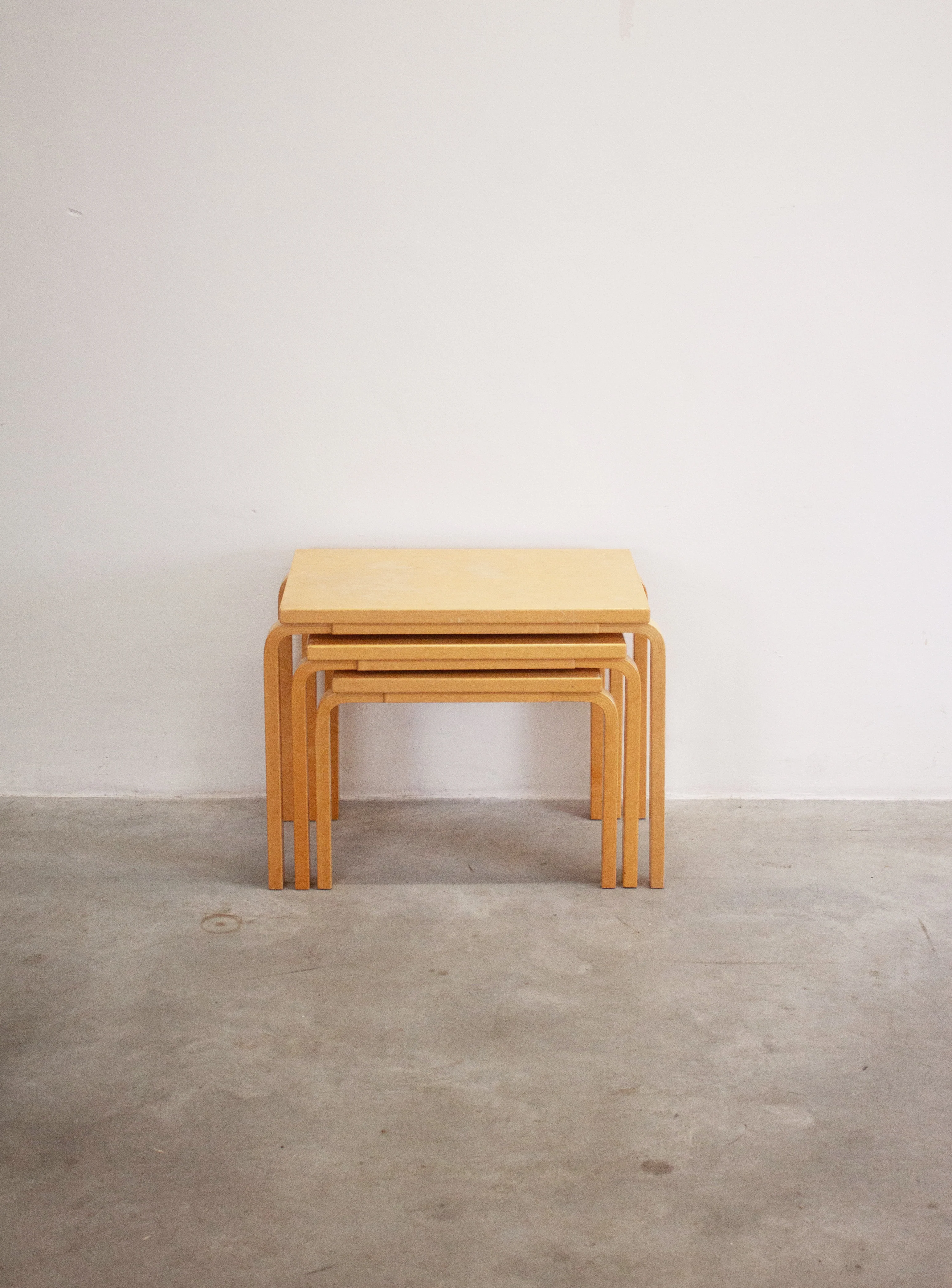 Artek Model 88 Nesting Tables by Alvar Aalto - Image 3