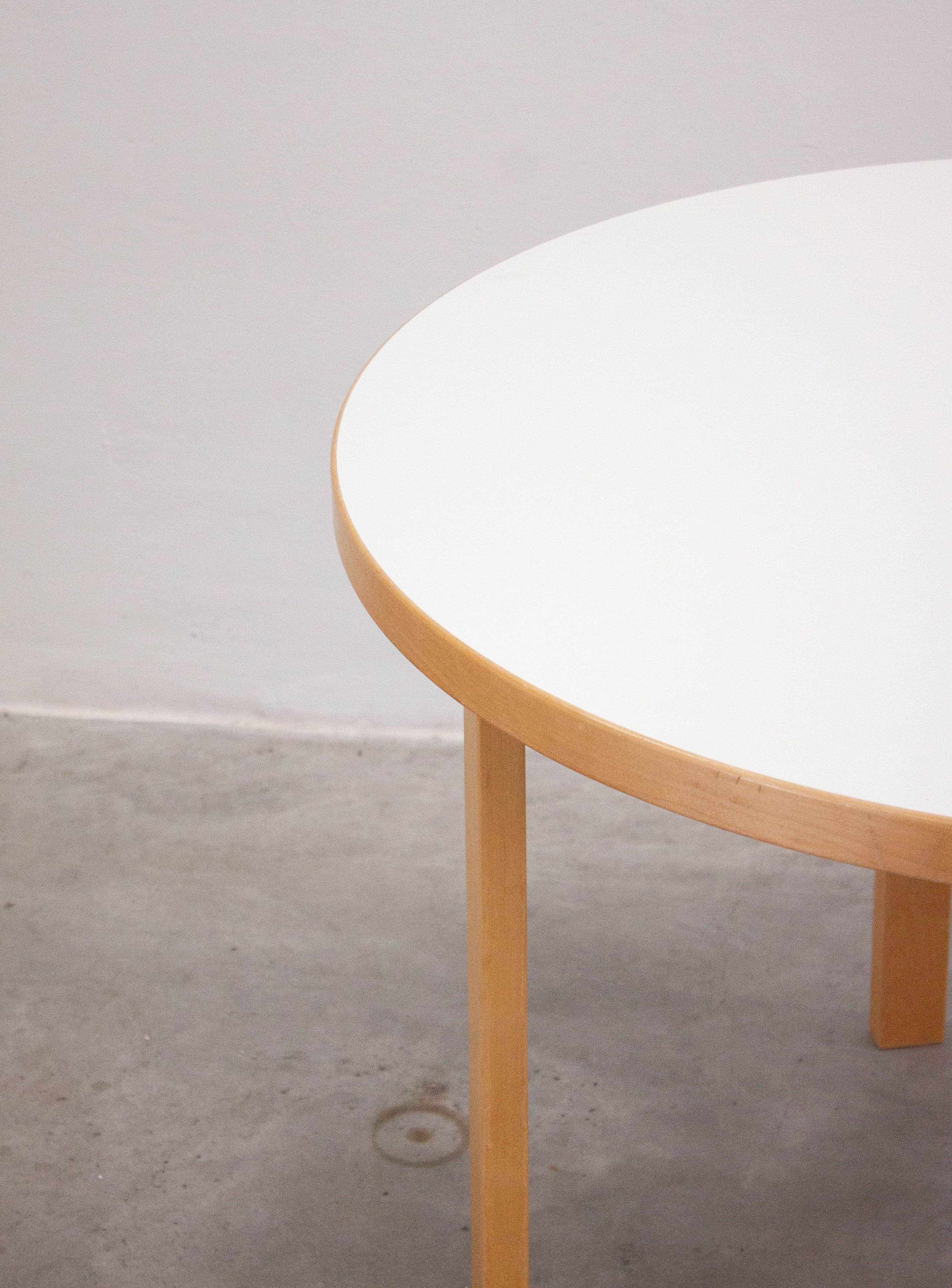 Artek Model 90A Dining Table by Alvar Aalto (White) - Image 19