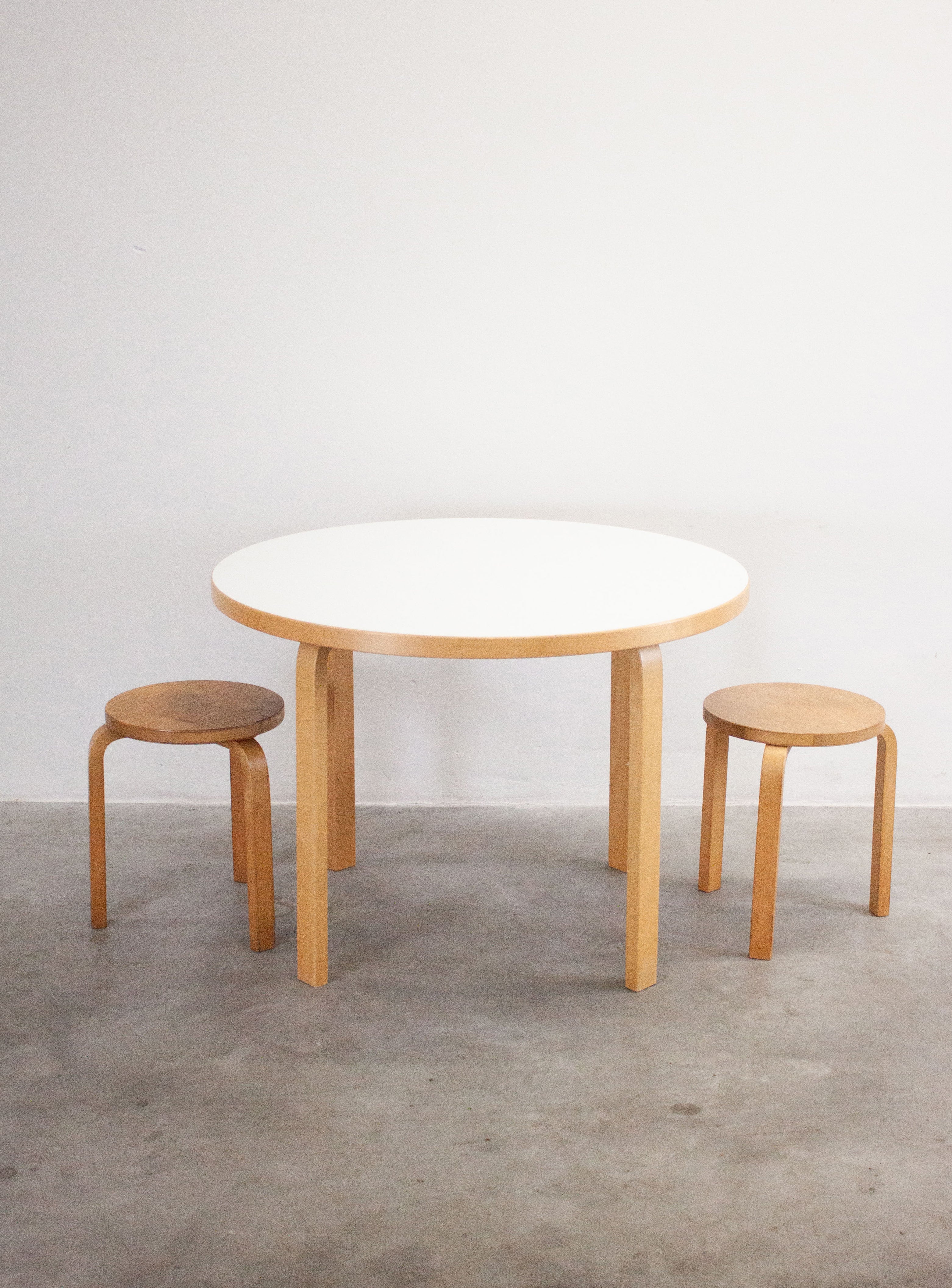 Artek Model 90A Dining Table by Alvar Aalto (White) - Image 2