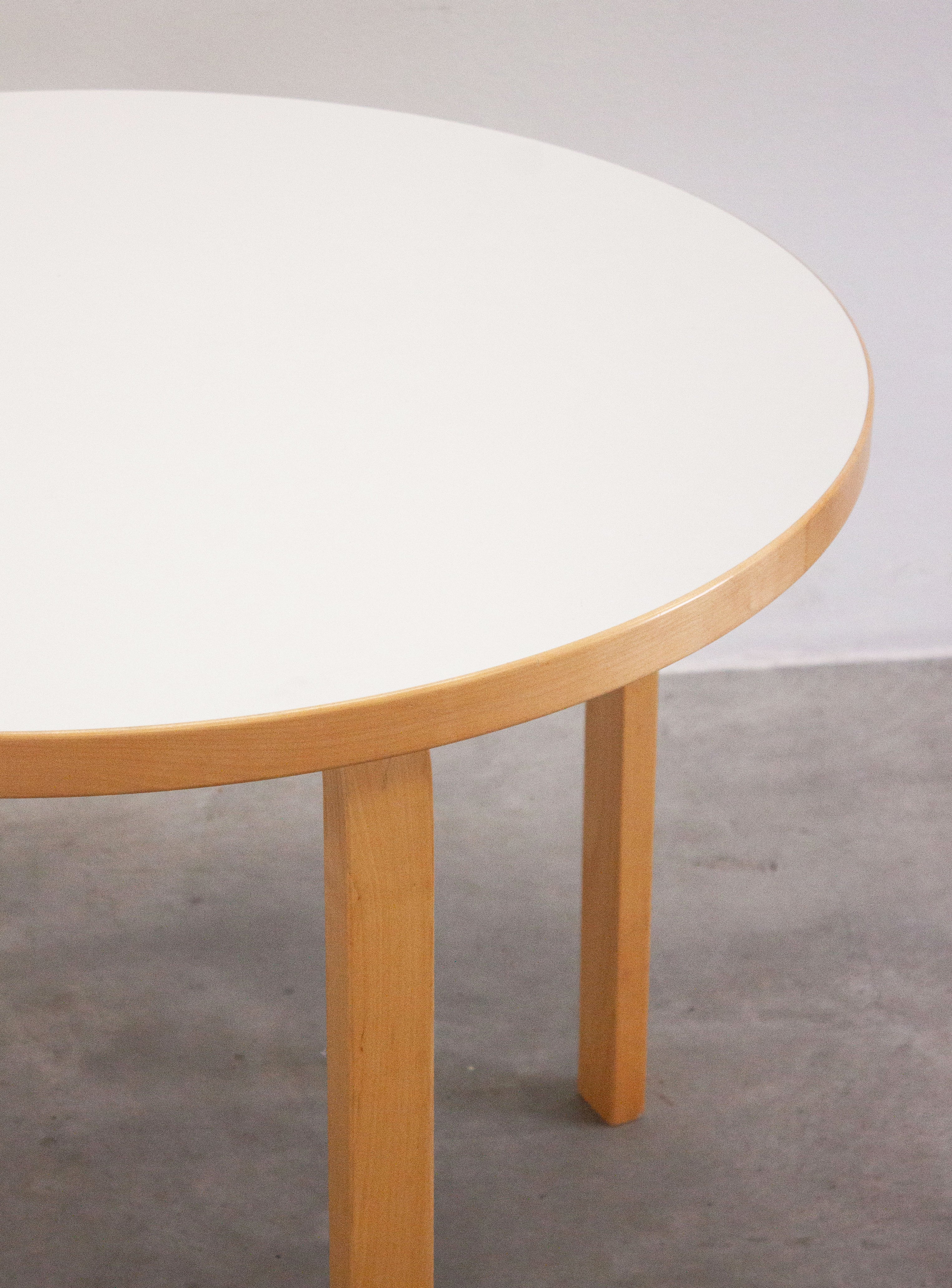 Artek Model 90A Dining Table by Alvar Aalto (White) - Image 20