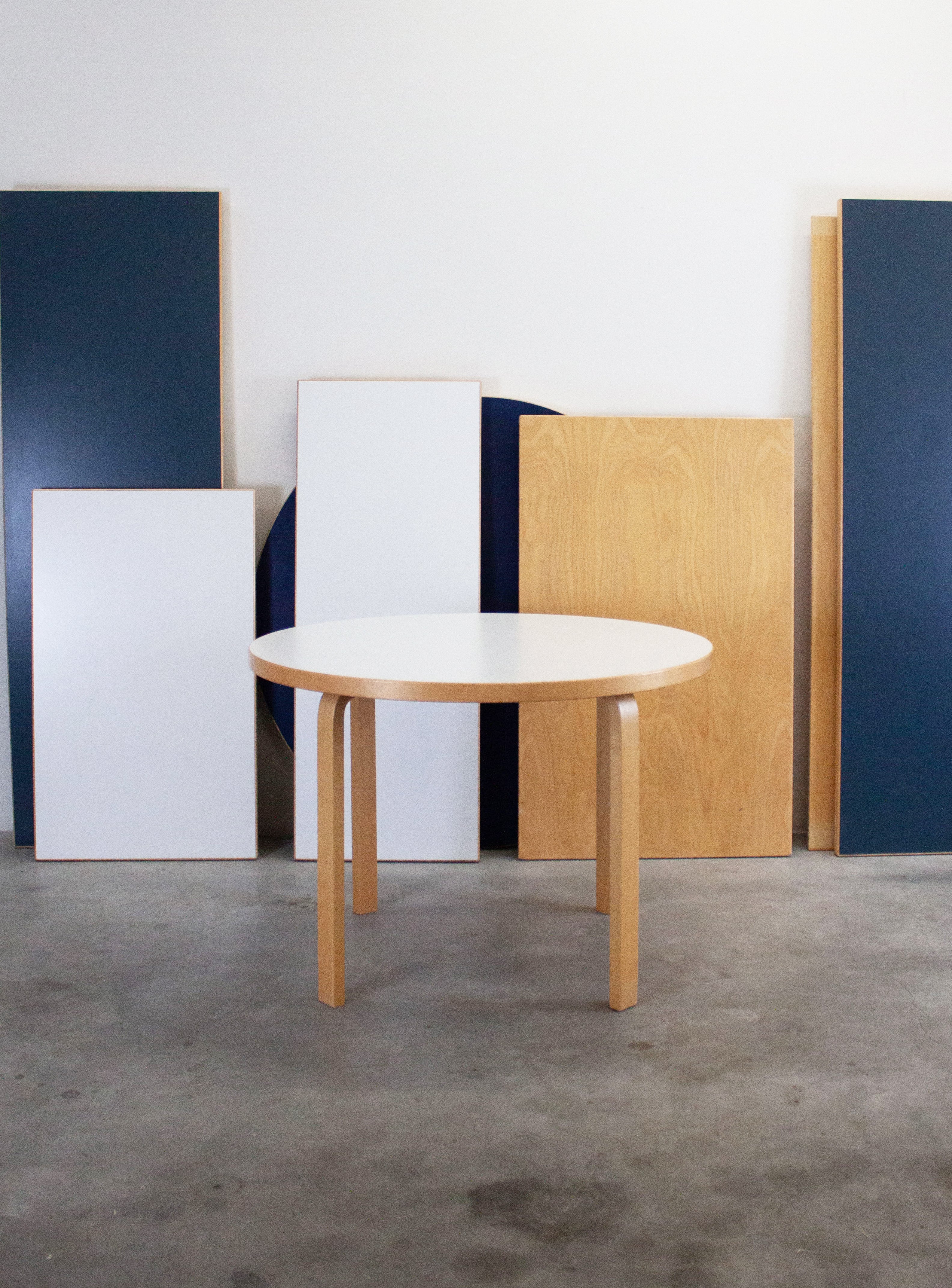 Artek Model 90A Dining Table by Alvar Aalto (White) - Image 6