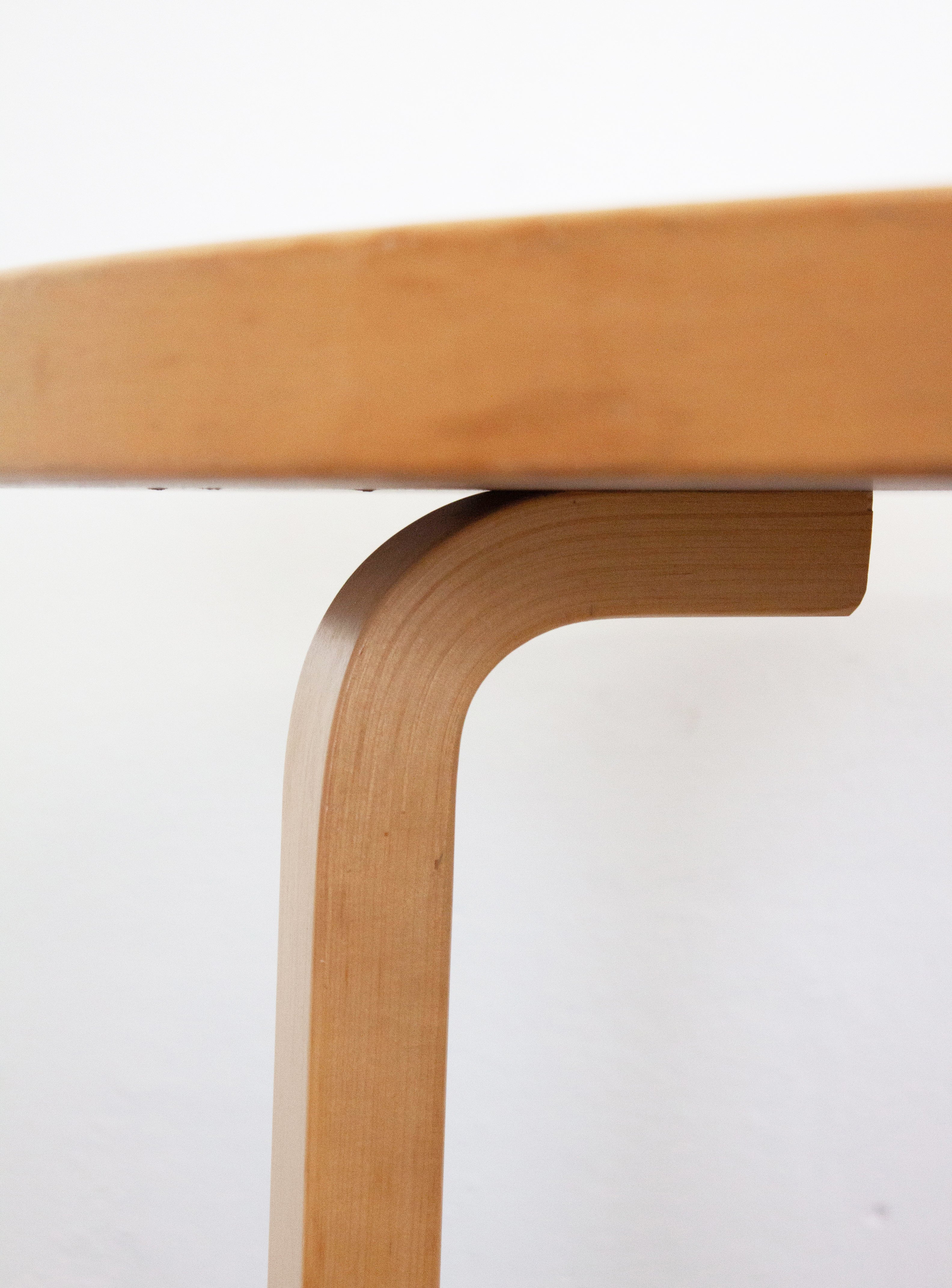 Artek Model 91 Dining Table by Alvar Aalto (White) - Image 14