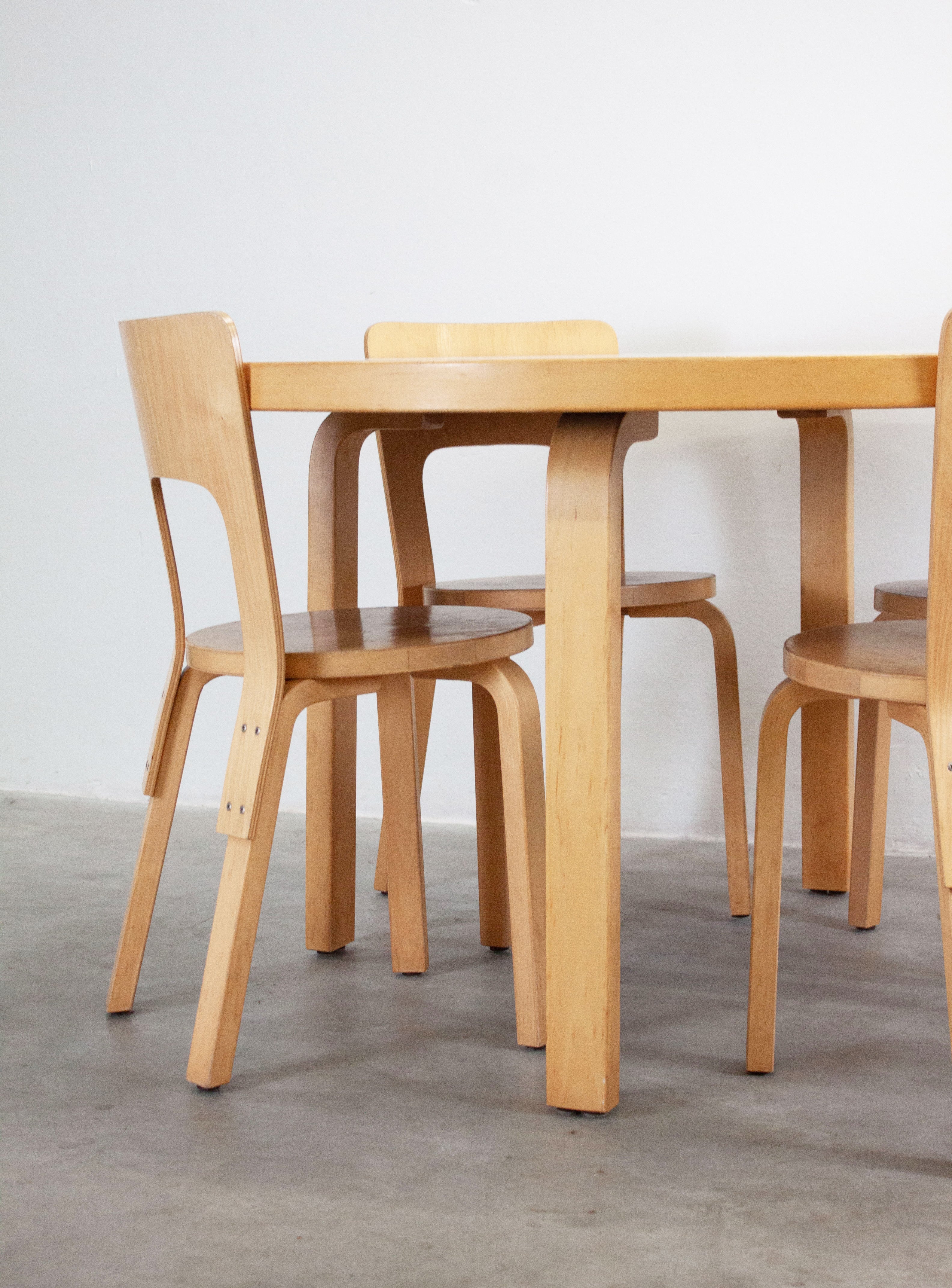 Artek Model 91 Dining Table by Alvar Aalto (White) - Image 18