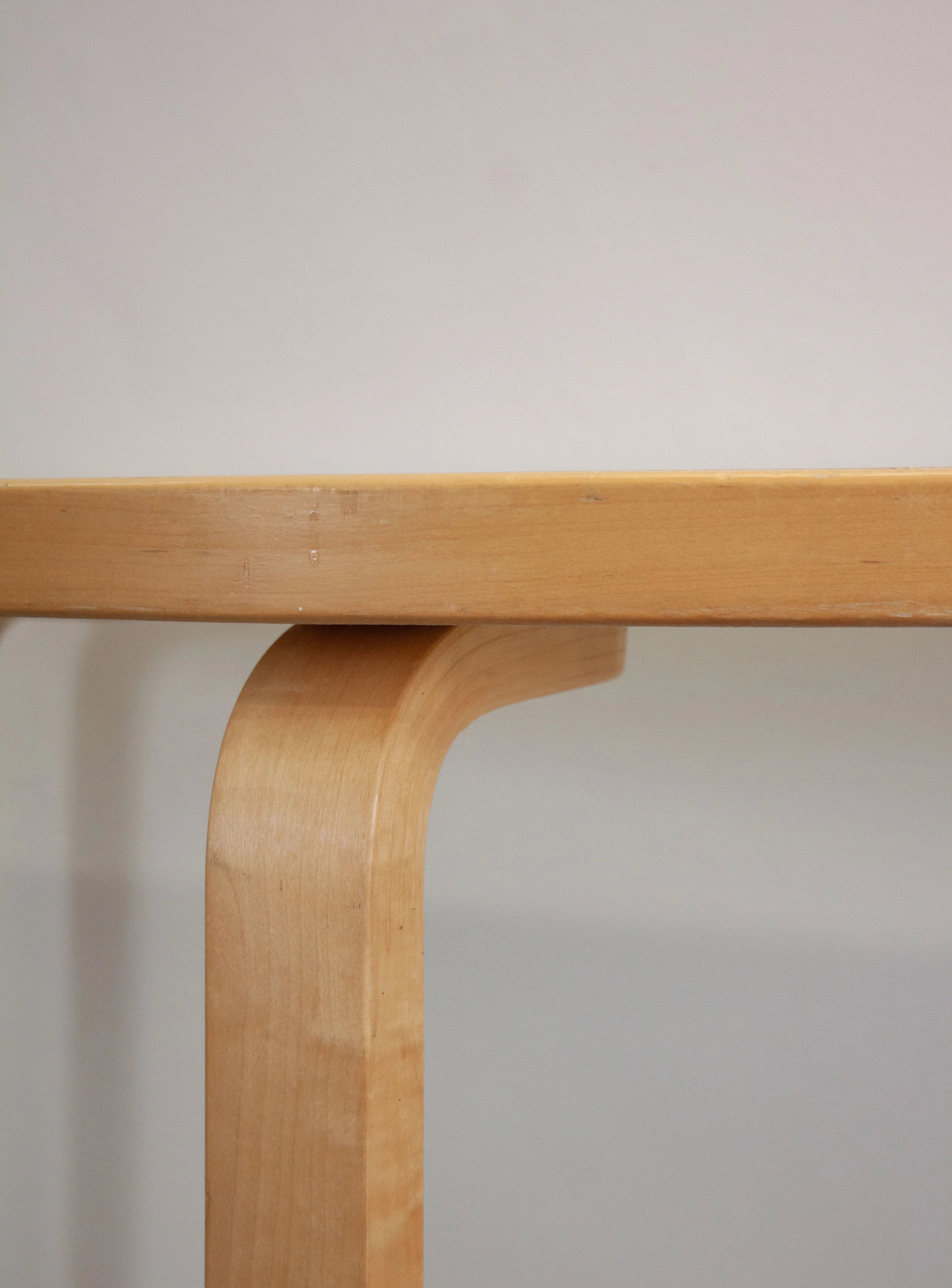 Artek Model 95 Half Round Dining Table by Alvar Aalto (Red) - Image 16