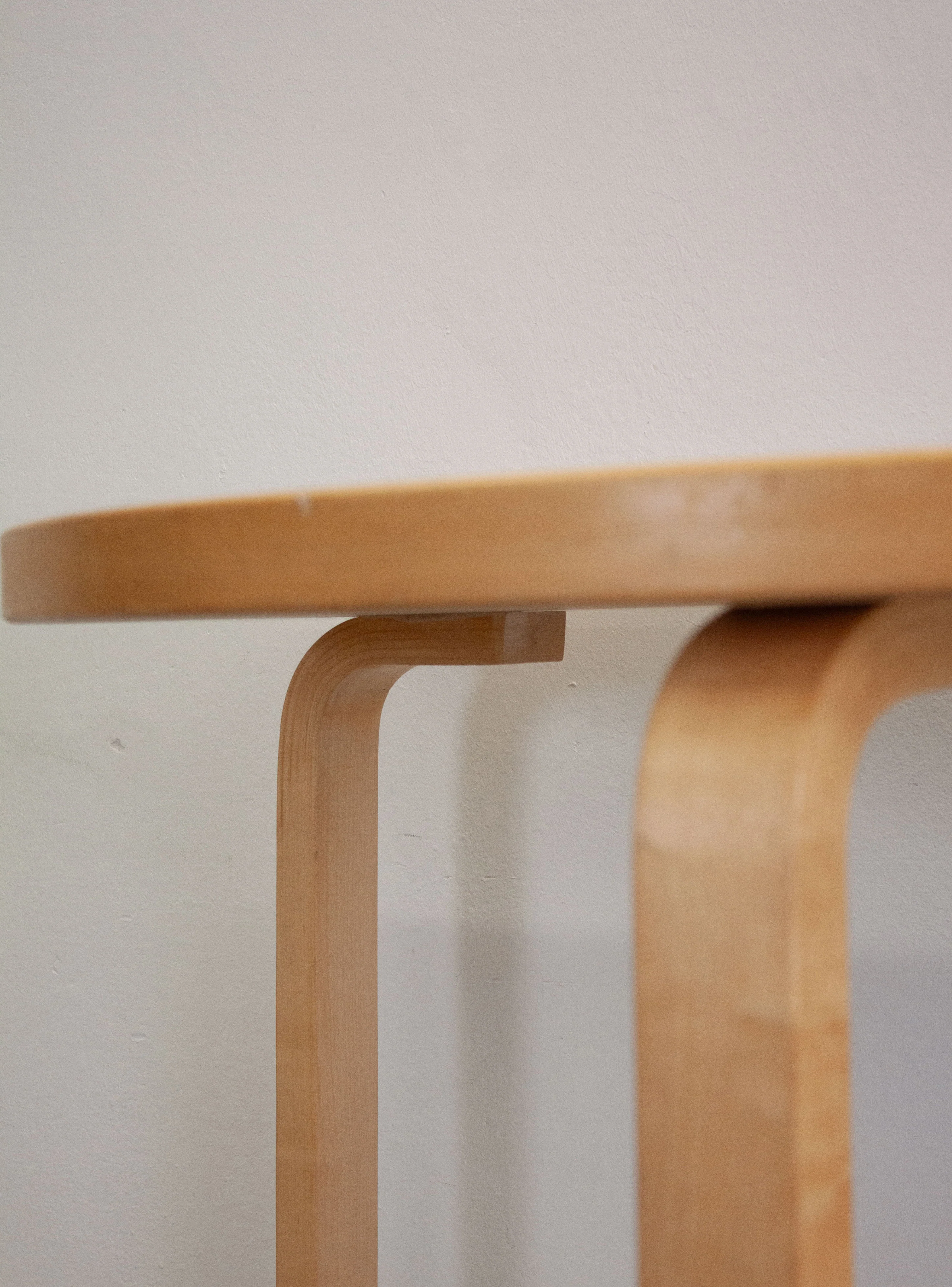 Artek Model 95 Half Round Dining Table by Alvar Aalto (Red) - Image 18