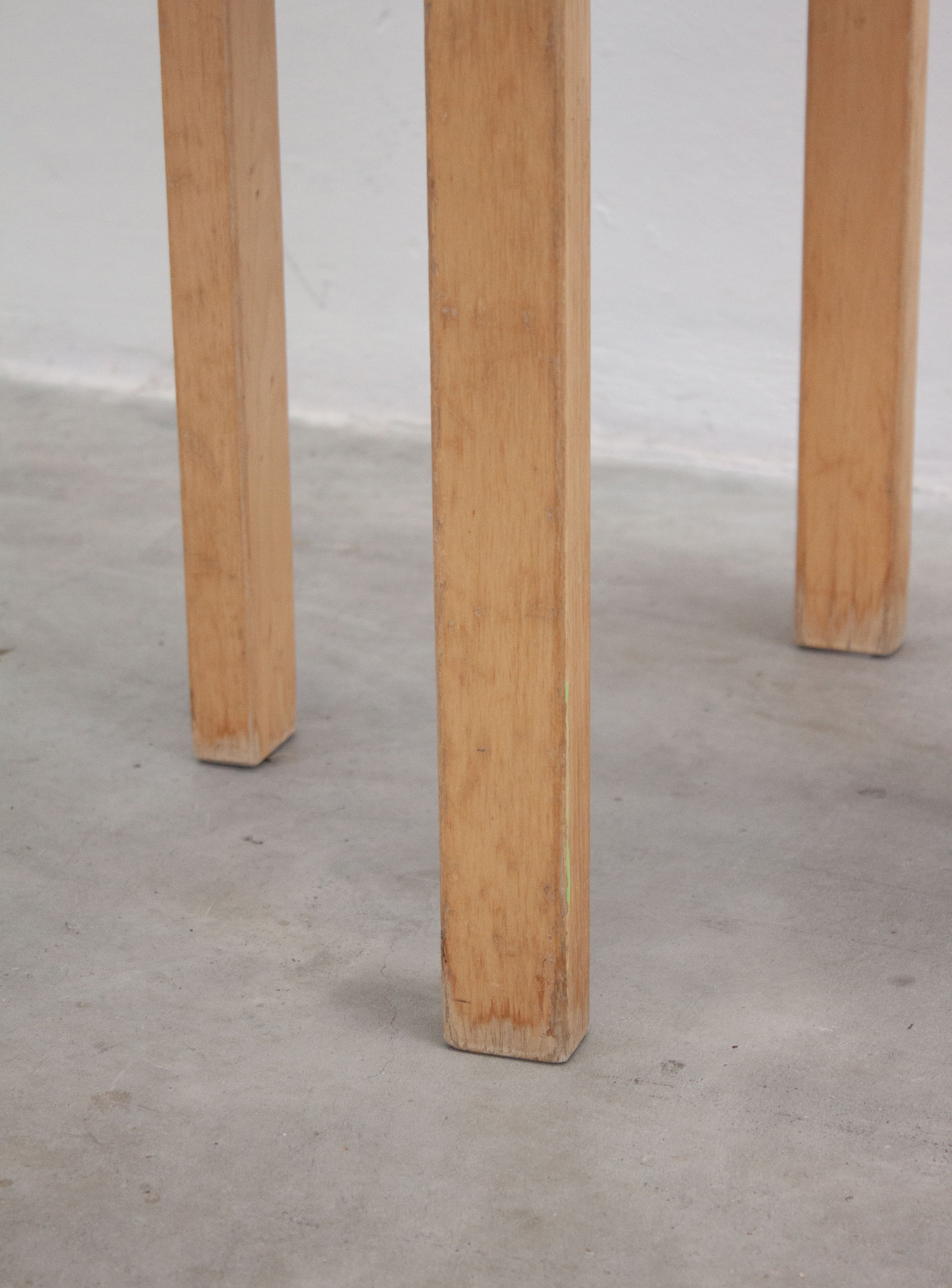 Artek Model E60 Stool by Alvar Aalto (Red) - Image 17