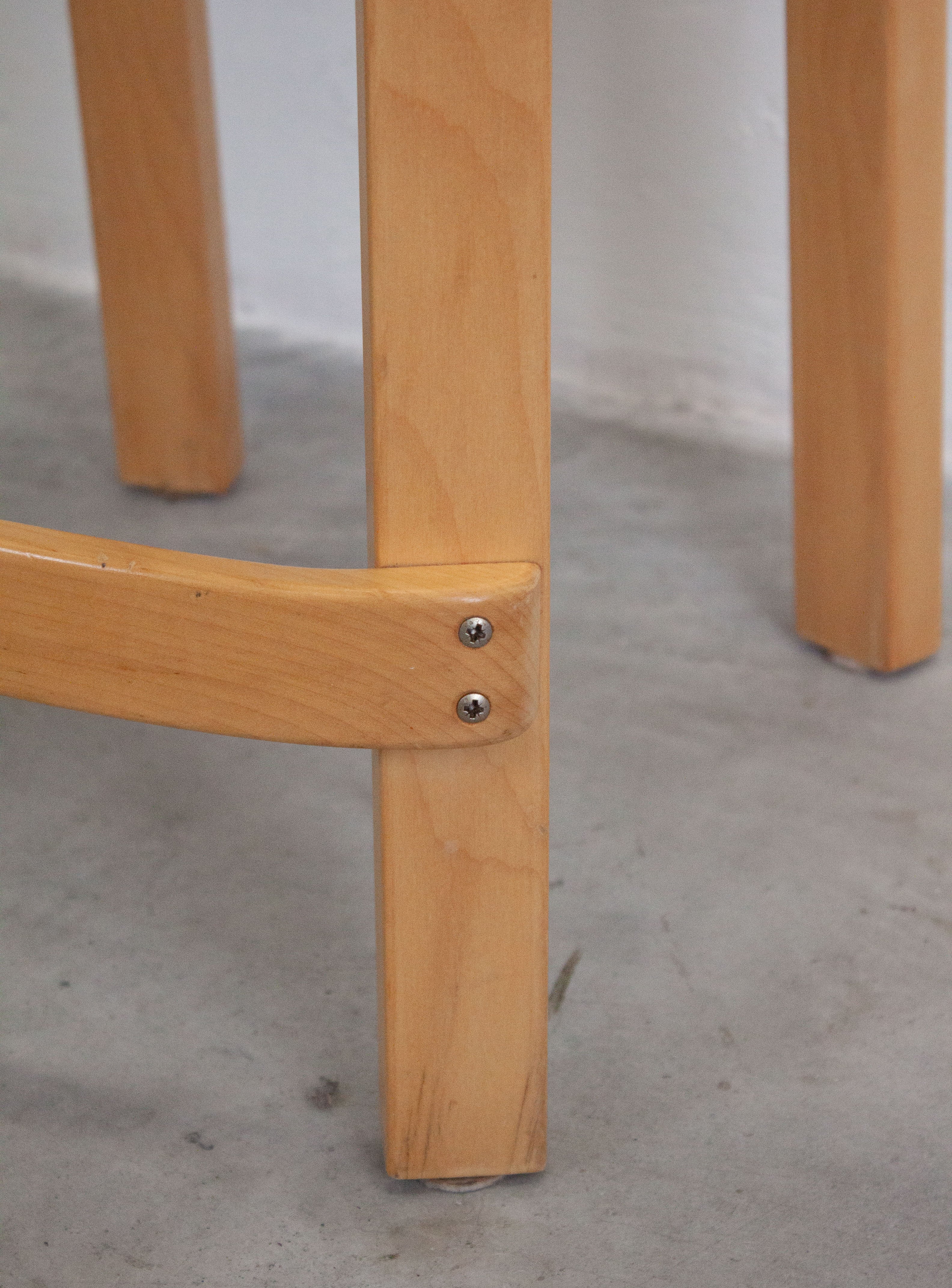 Artek Model K65 Bar Stool by Alvar Aalto (White) - Image 14