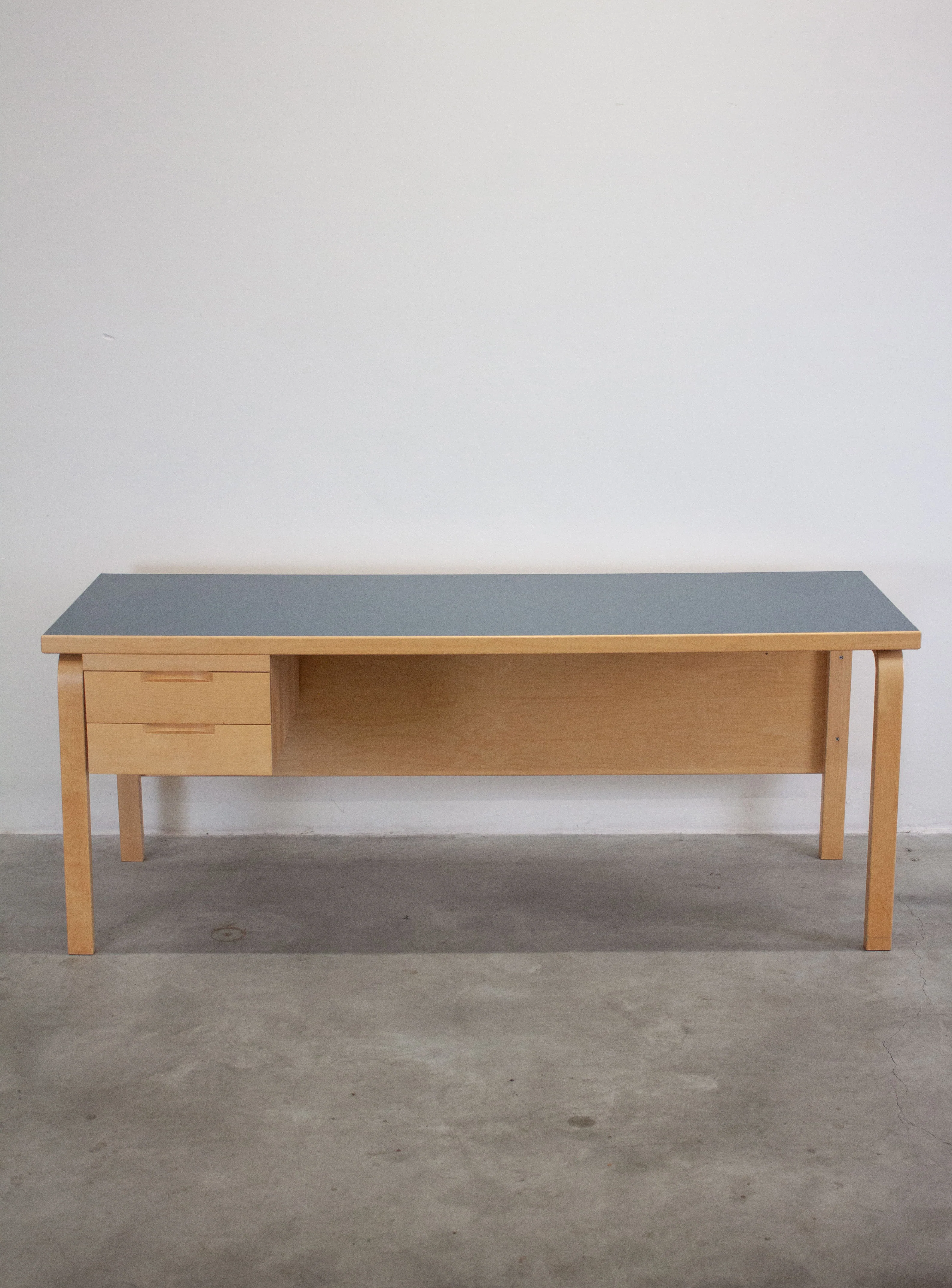 Artek Writing Desk by Alvar Aalto (Blue) - Image 16