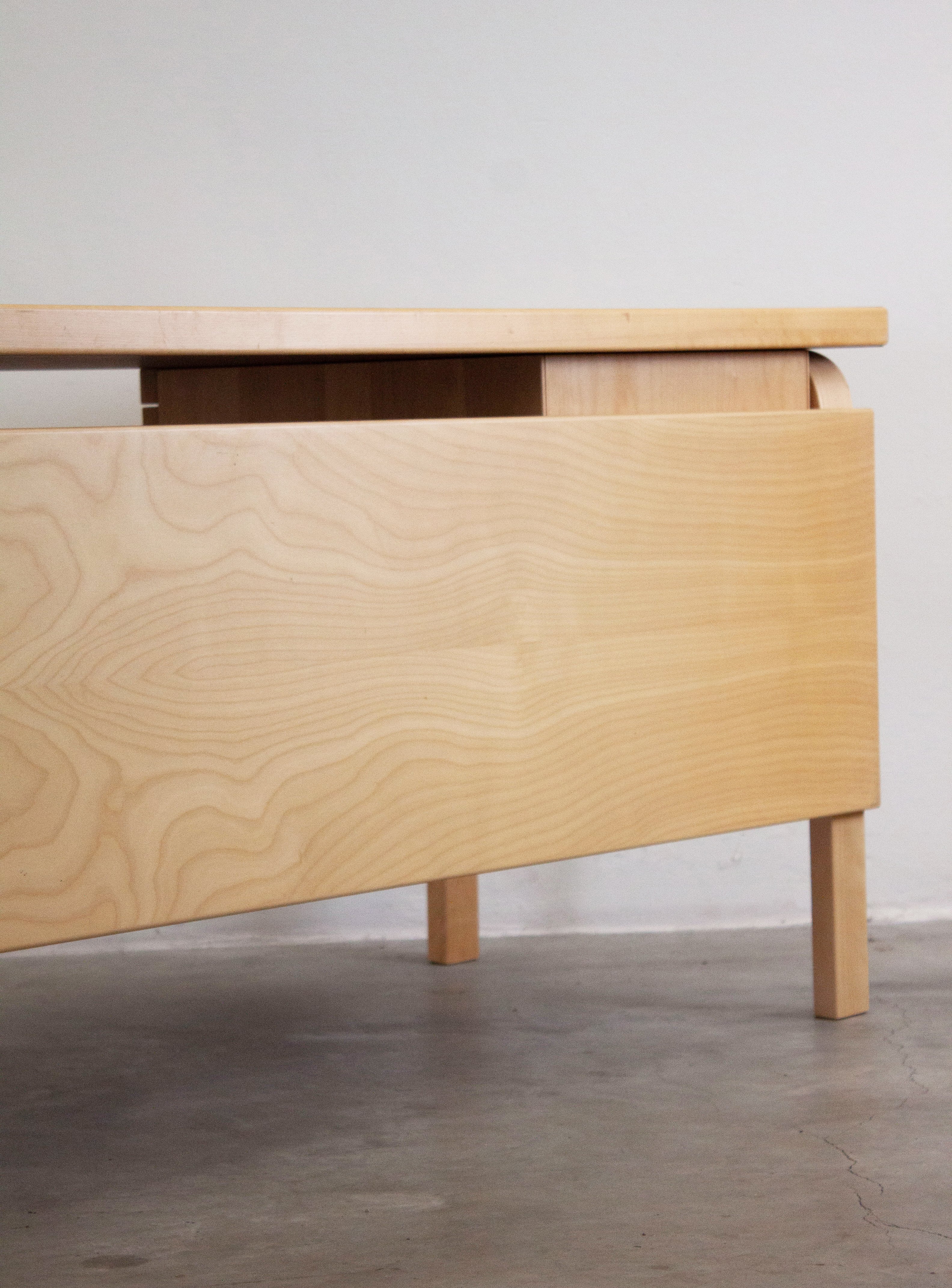 Artek Writing Desk by Alvar Aalto (Blue) - Image 20