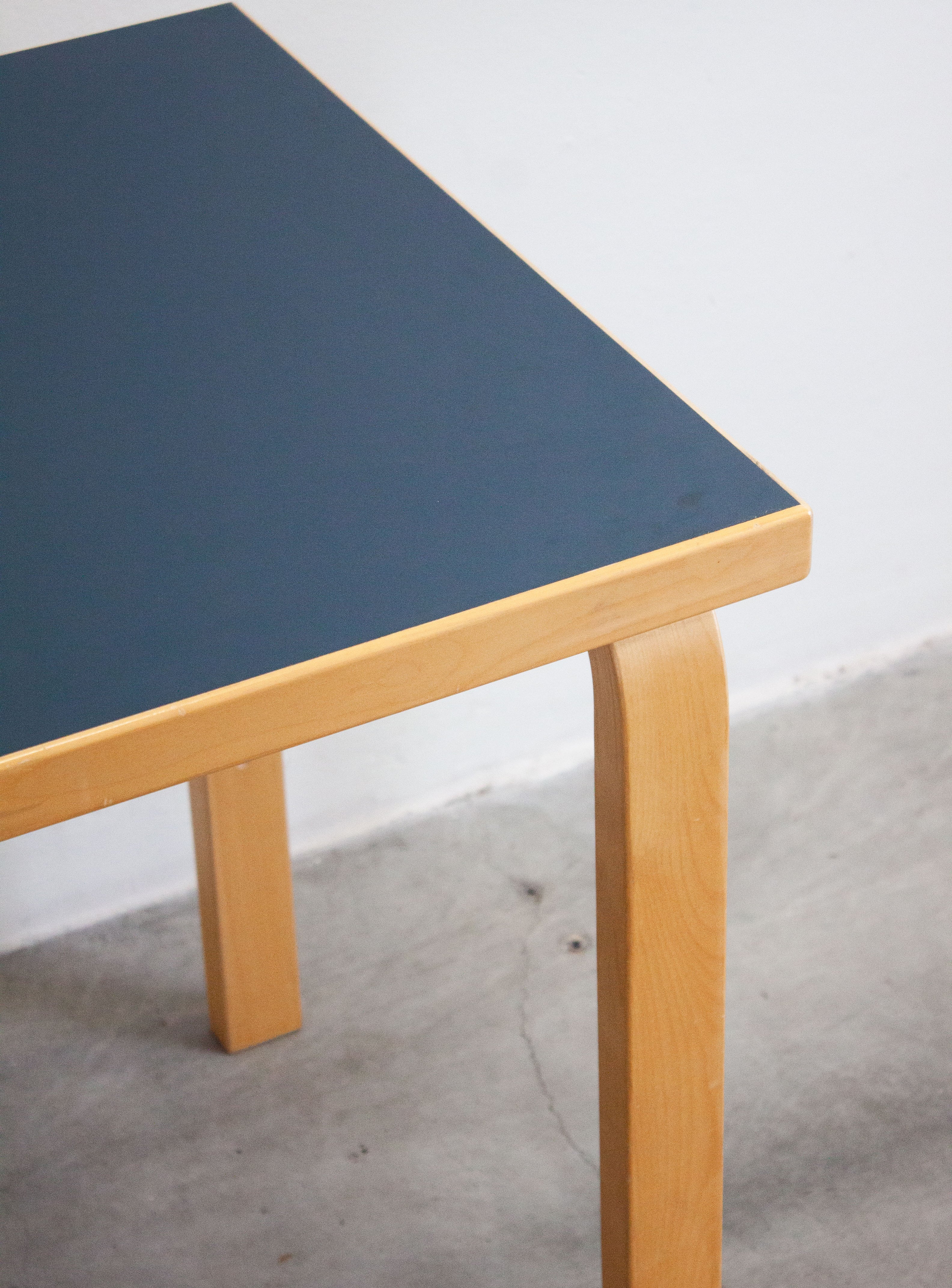 Artek Writing Desk by Alvar Aalto (Blue) - Image 6