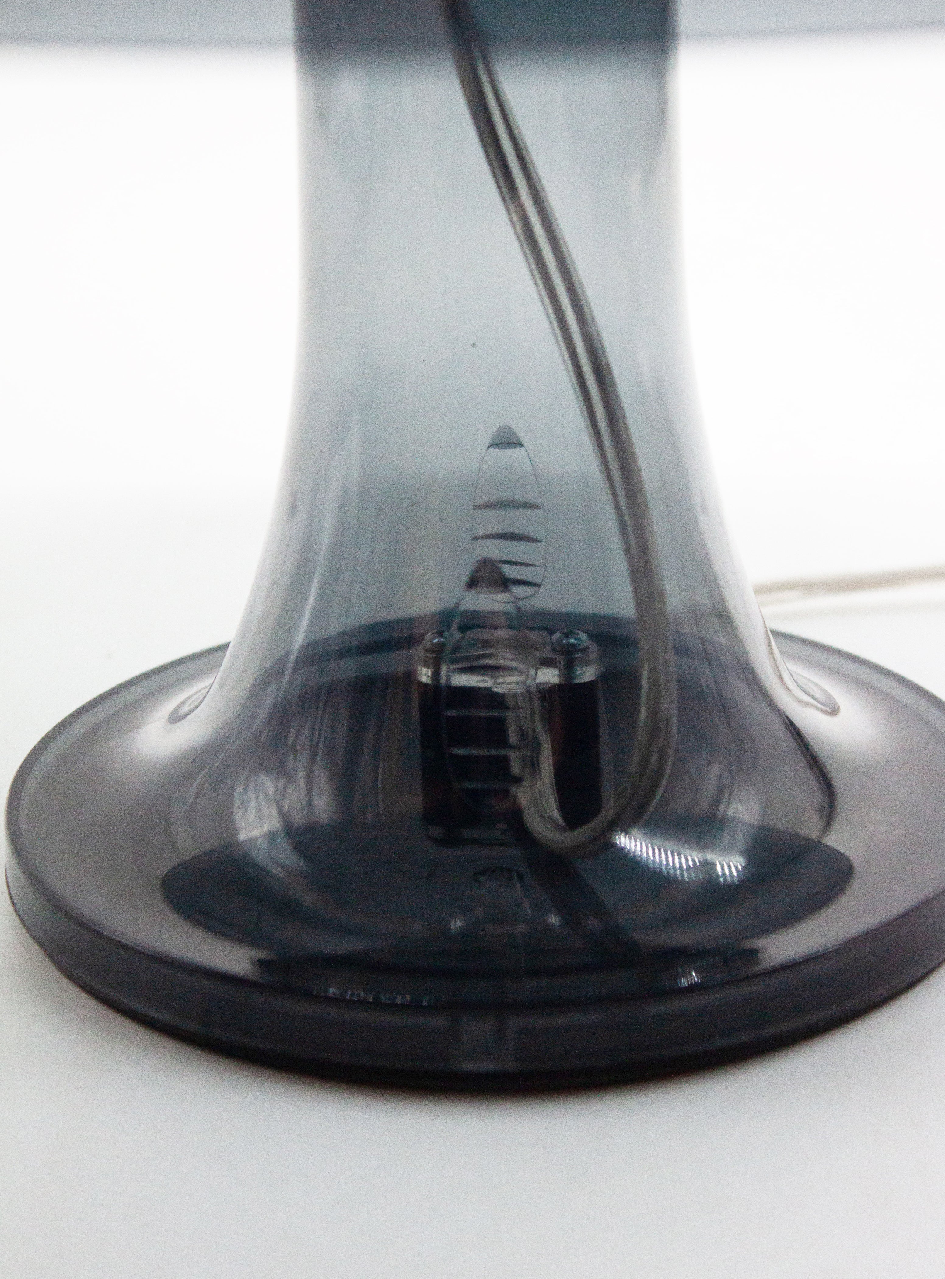Artemide Nessino Table Lamp by Giancarlo Mattioli (Translucent Grey) - Image 10