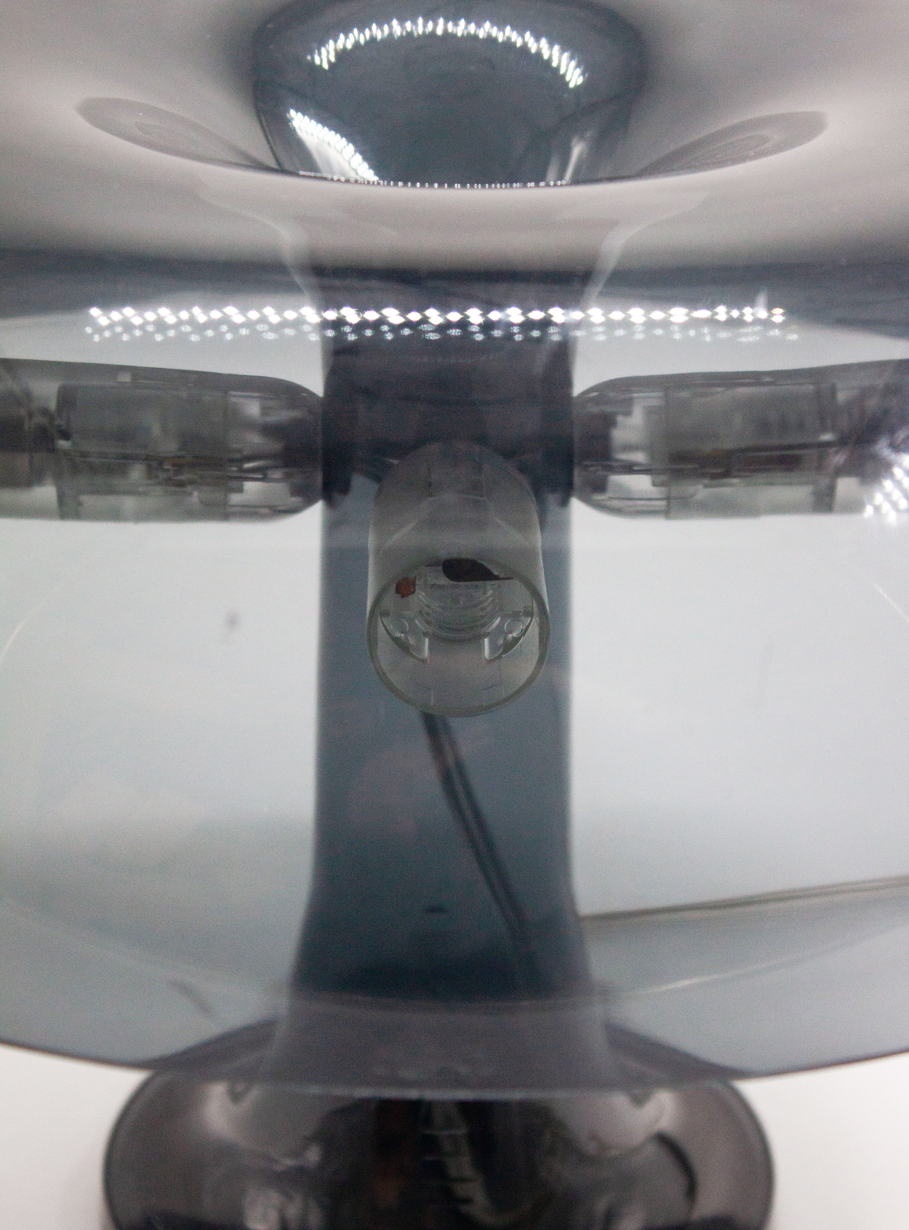 Artemide Nessino Table Lamp by Giancarlo Mattioli (Translucent Grey) - Image 7
