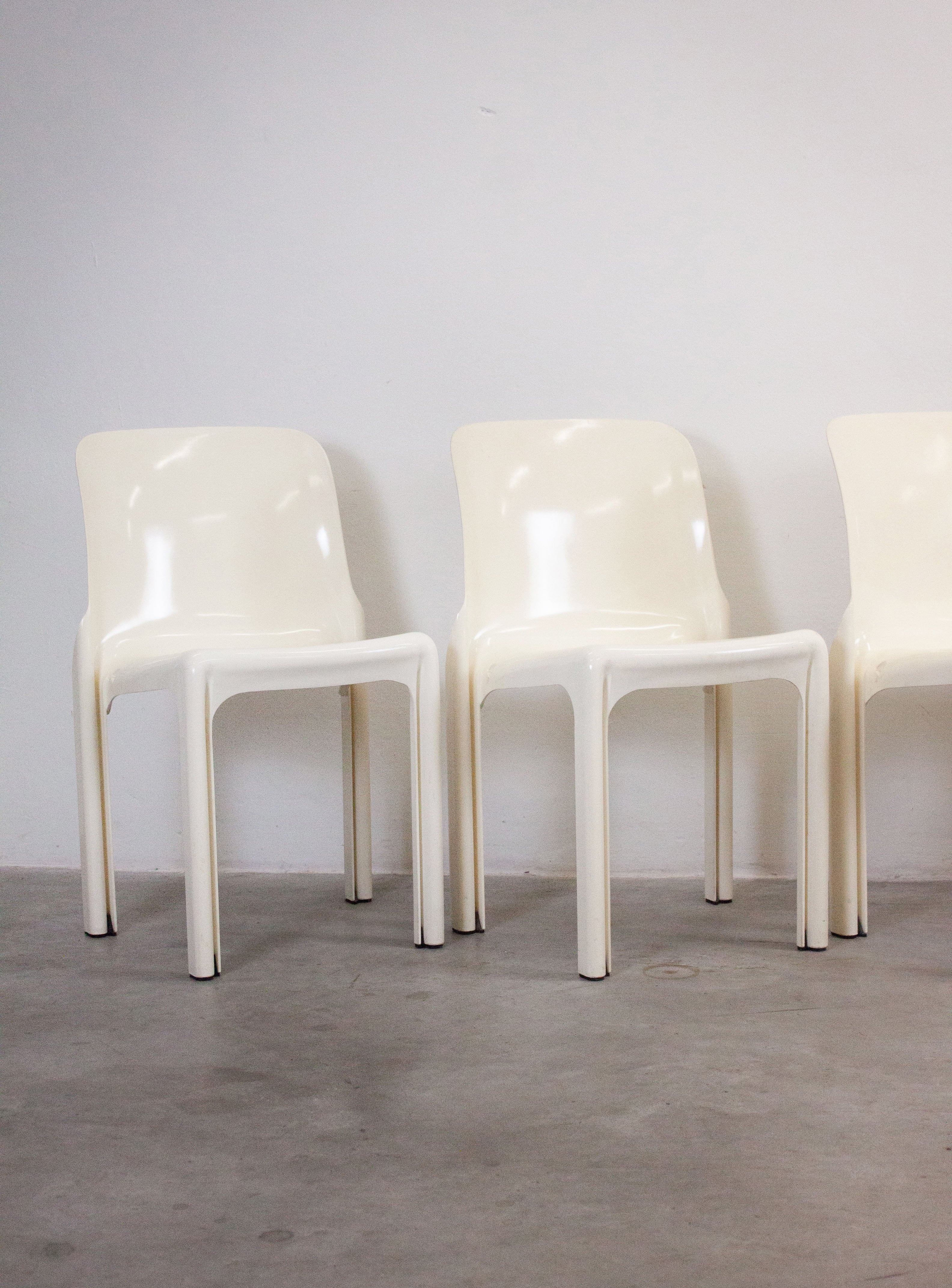 Artemide Selene Dining Chair by Vico Magistretti (White) - Image 11