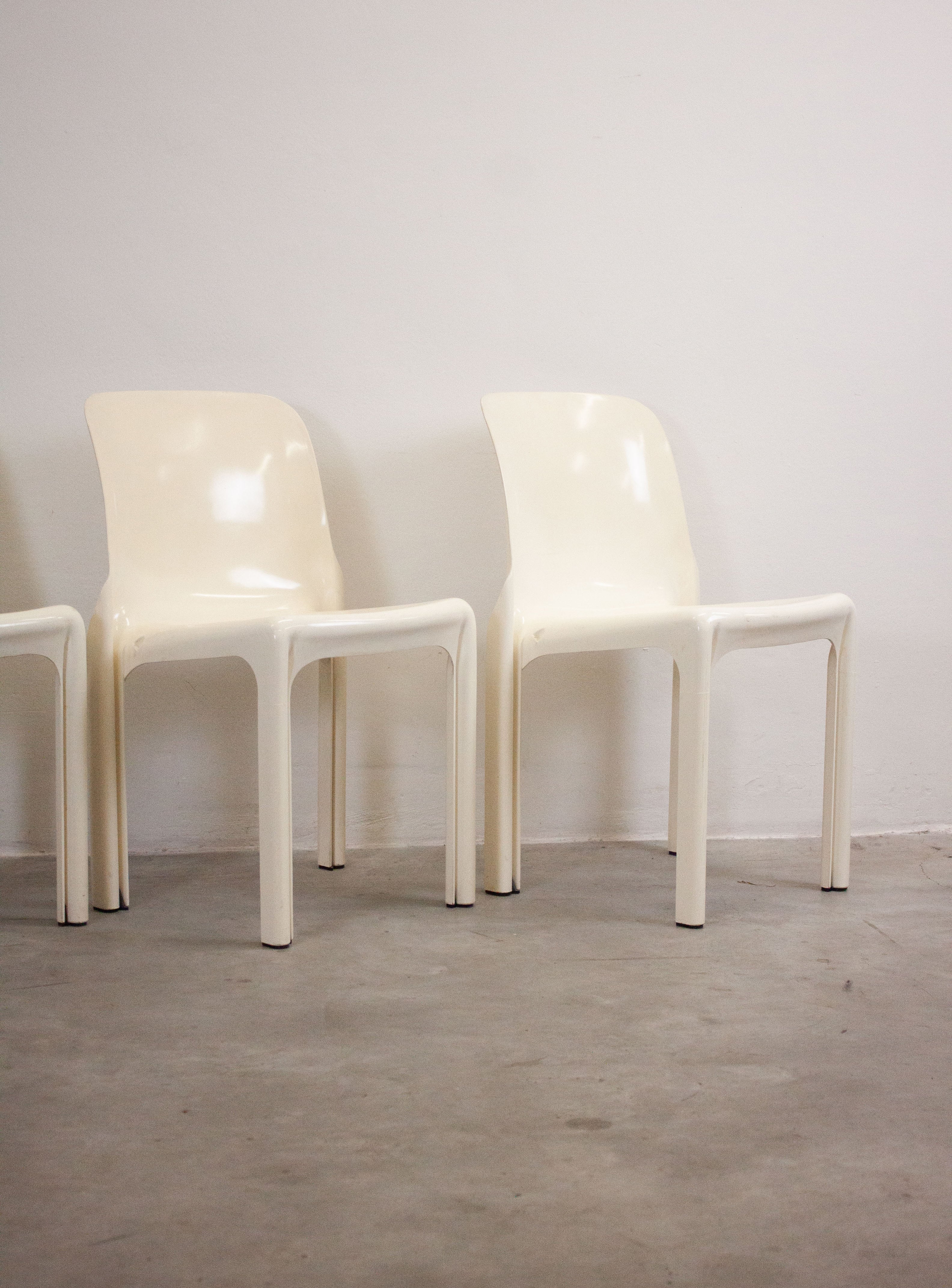 Artemide Selene Dining Chair by Vico Magistretti (White) - Image 12