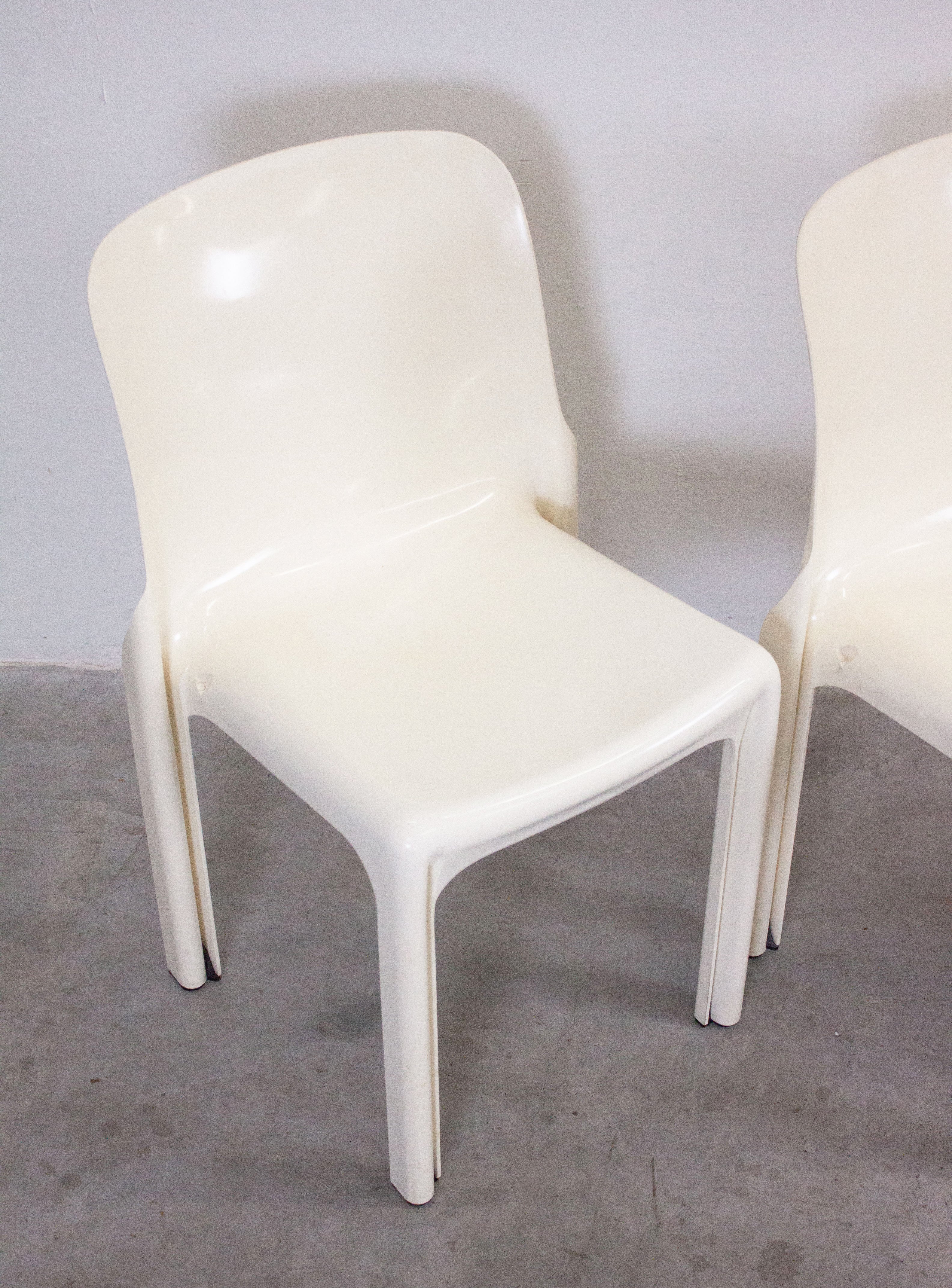 Artemide Selene Dining Chair by Vico Magistretti (White) - Image 15