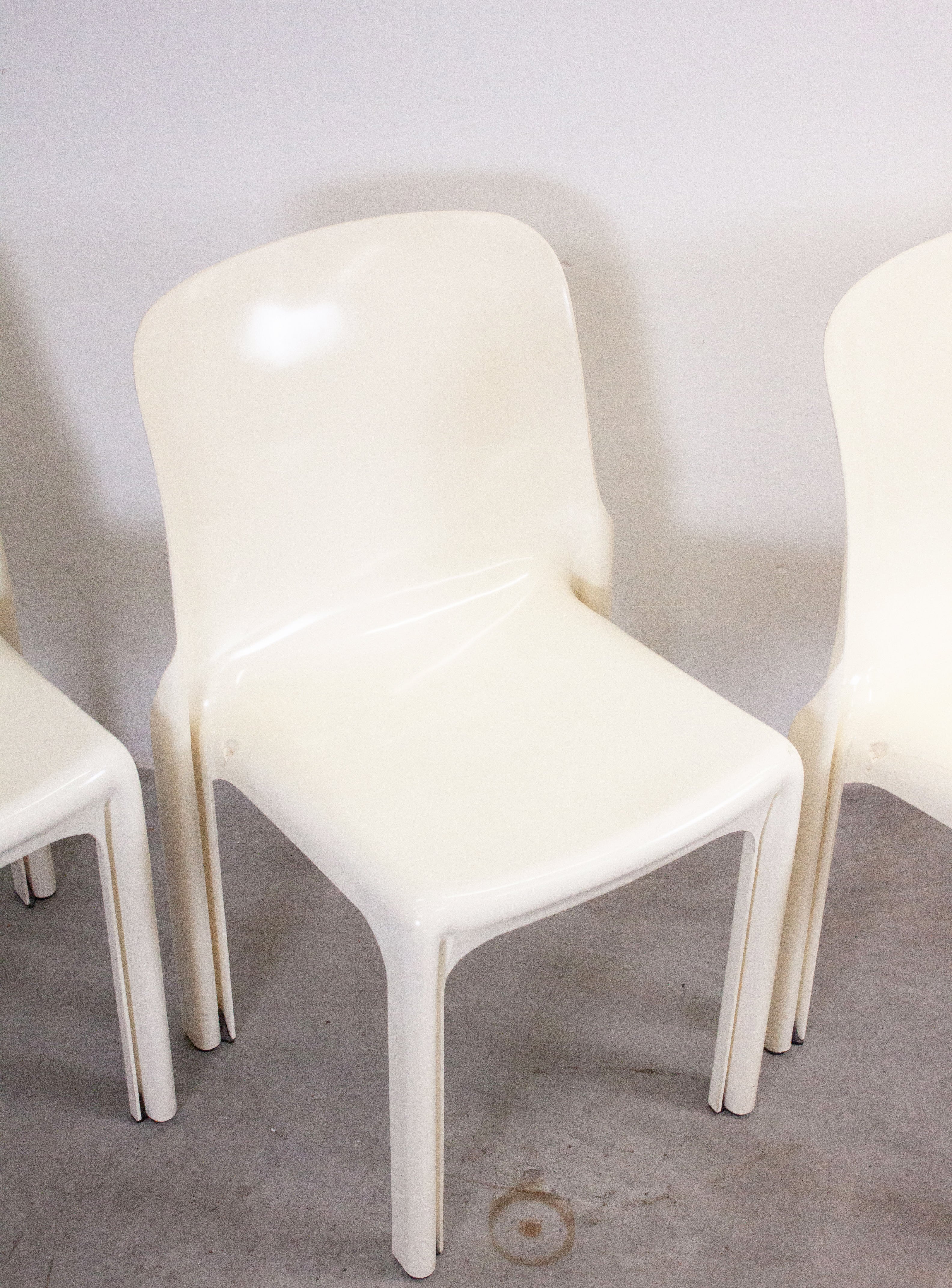 Artemide Selene Dining Chair by Vico Magistretti (White) - Image 16