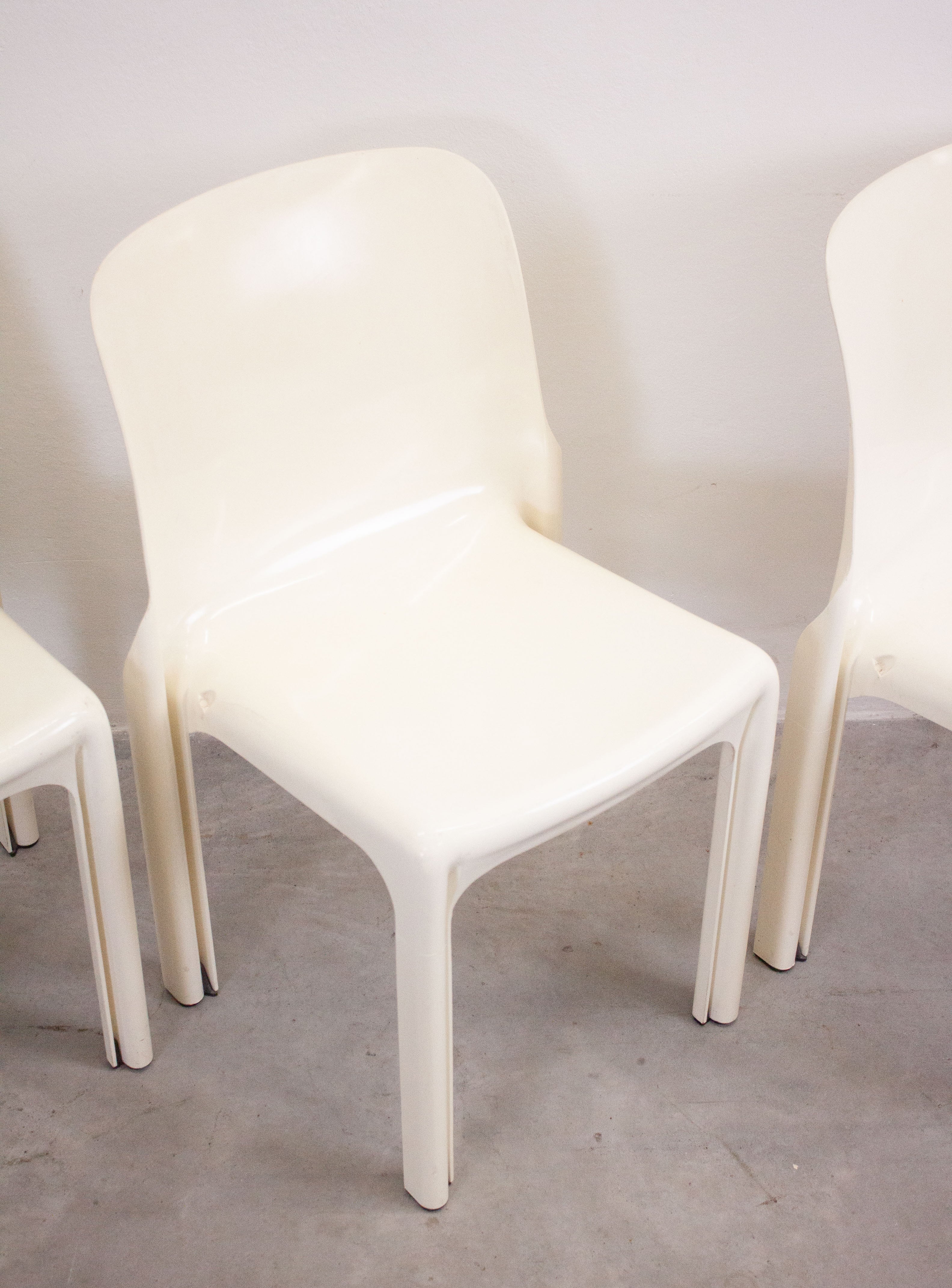 Artemide Selene Dining Chair by Vico Magistretti (White) - Image 17