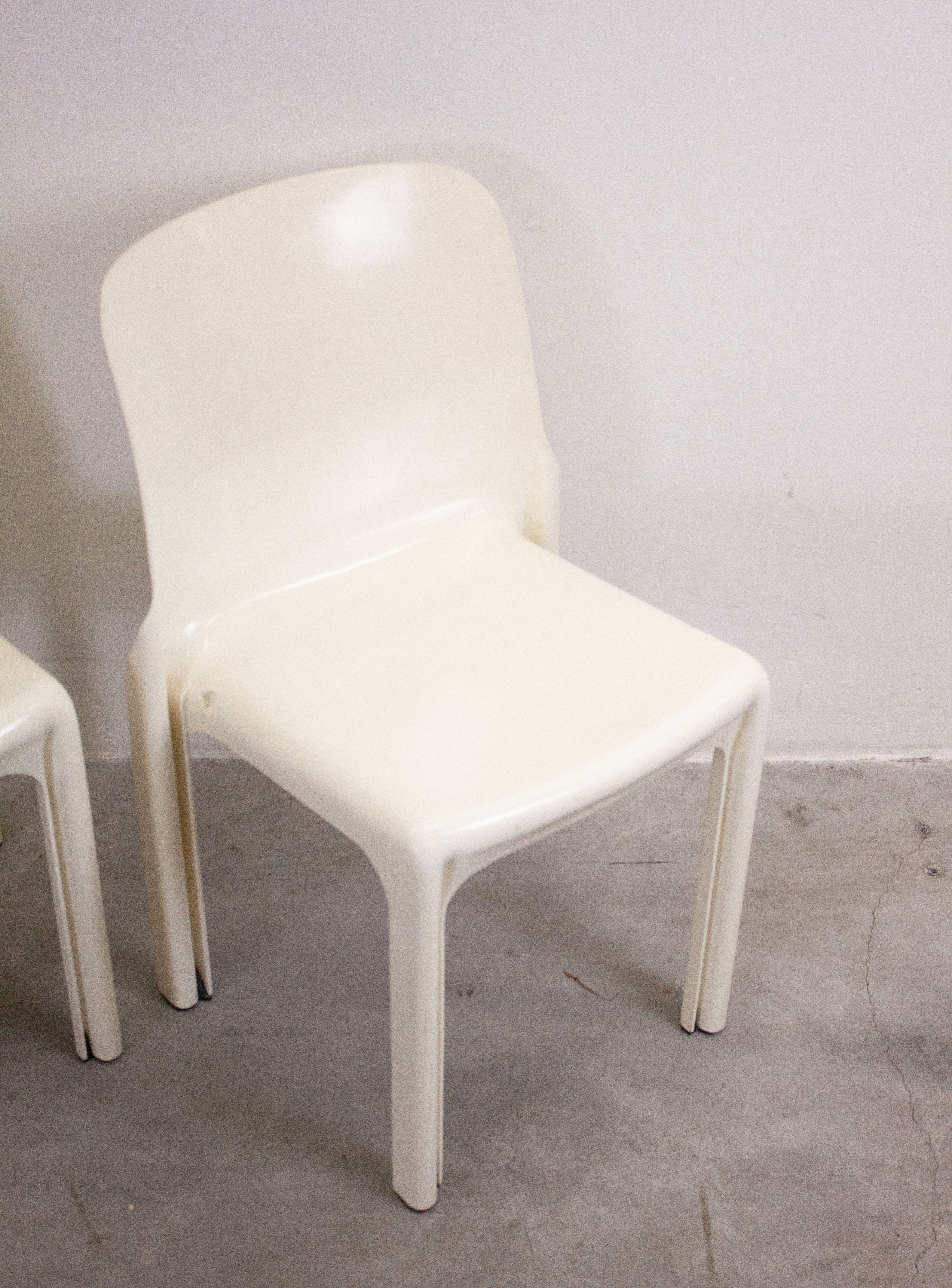 Artemide Selene Dining Chair by Vico Magistretti (White) - Image 18