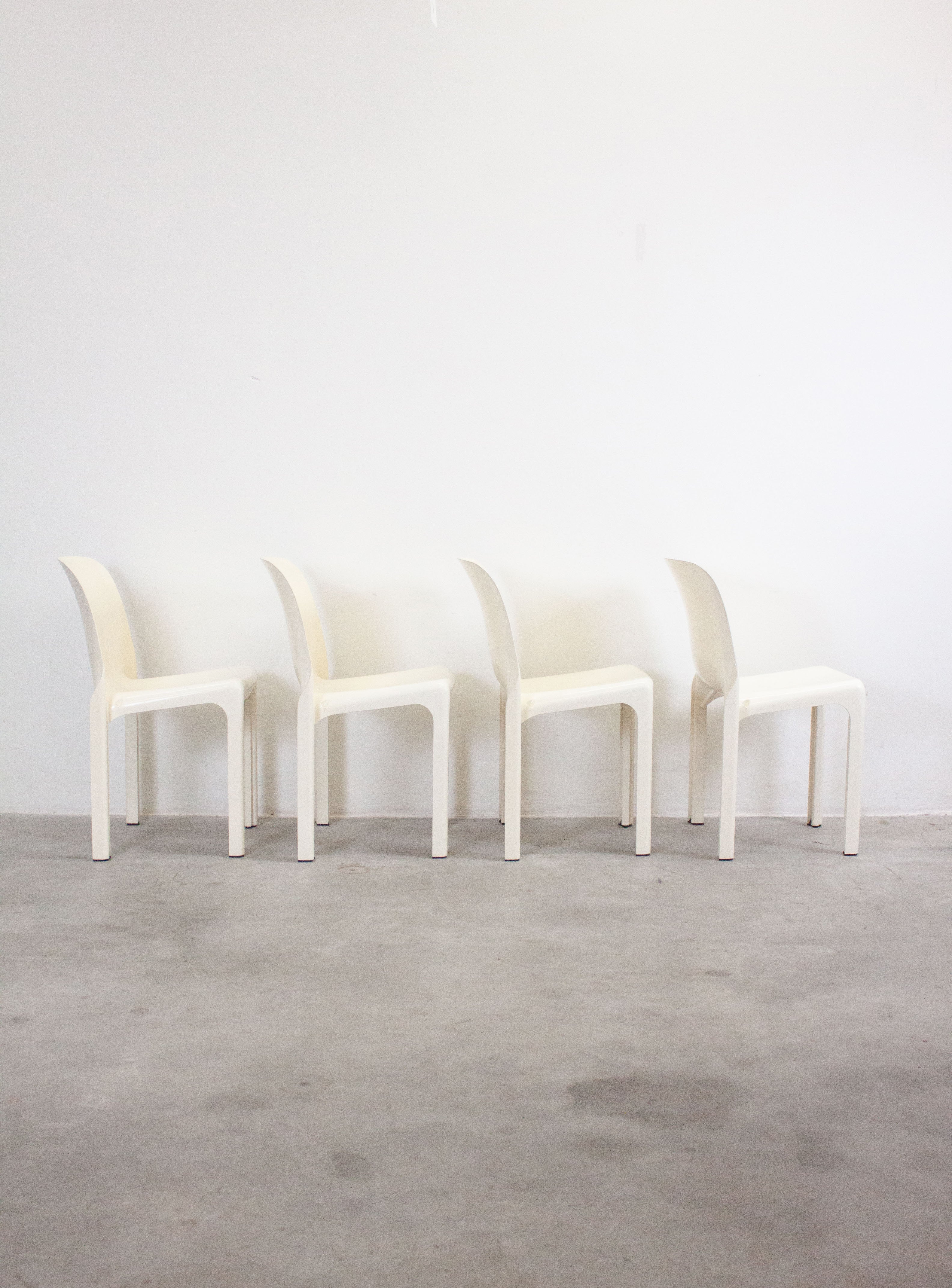 Artemide Selene Dining Chair by Vico Magistretti (White) - Image 19