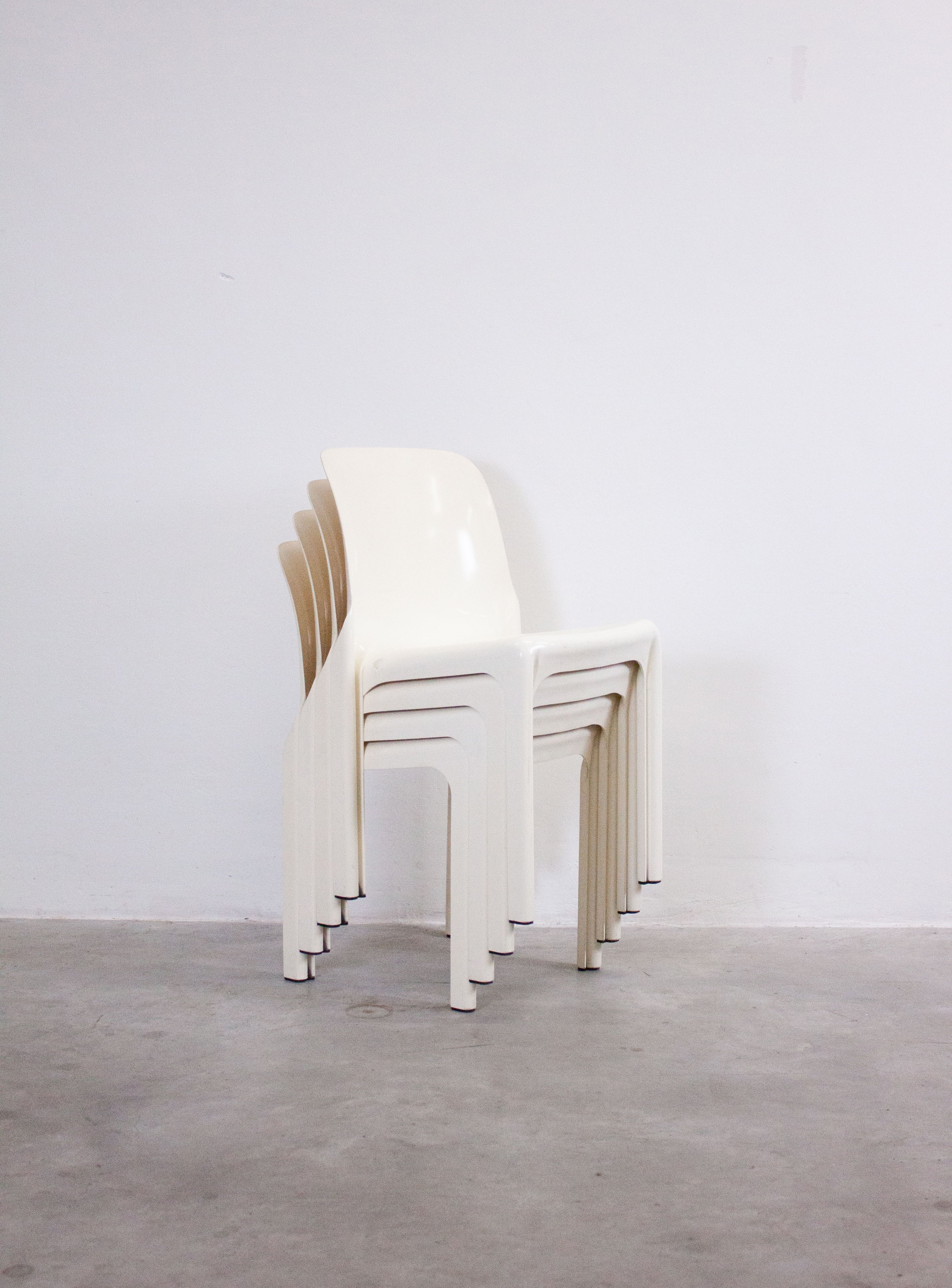 Artemide Selene Dining Chair by Vico Magistretti (White) - Image 2