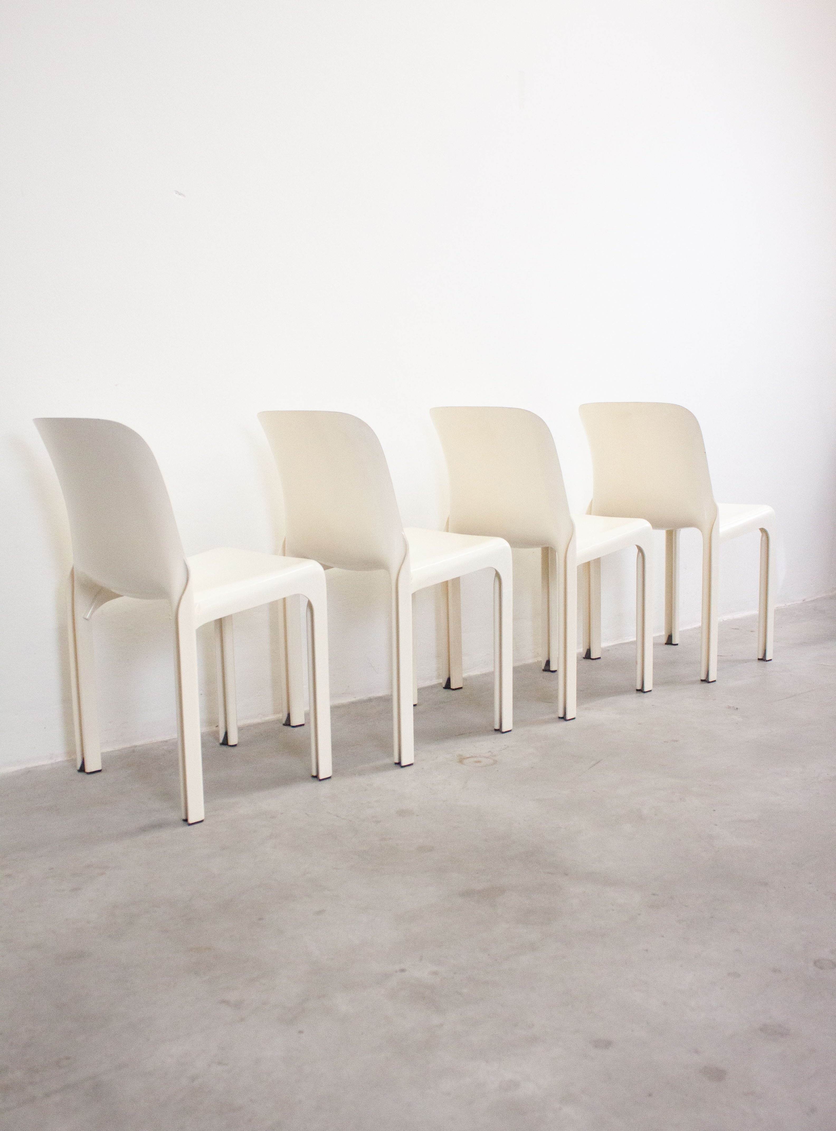 Artemide Selene Dining Chair by Vico Magistretti (White) - Image 20