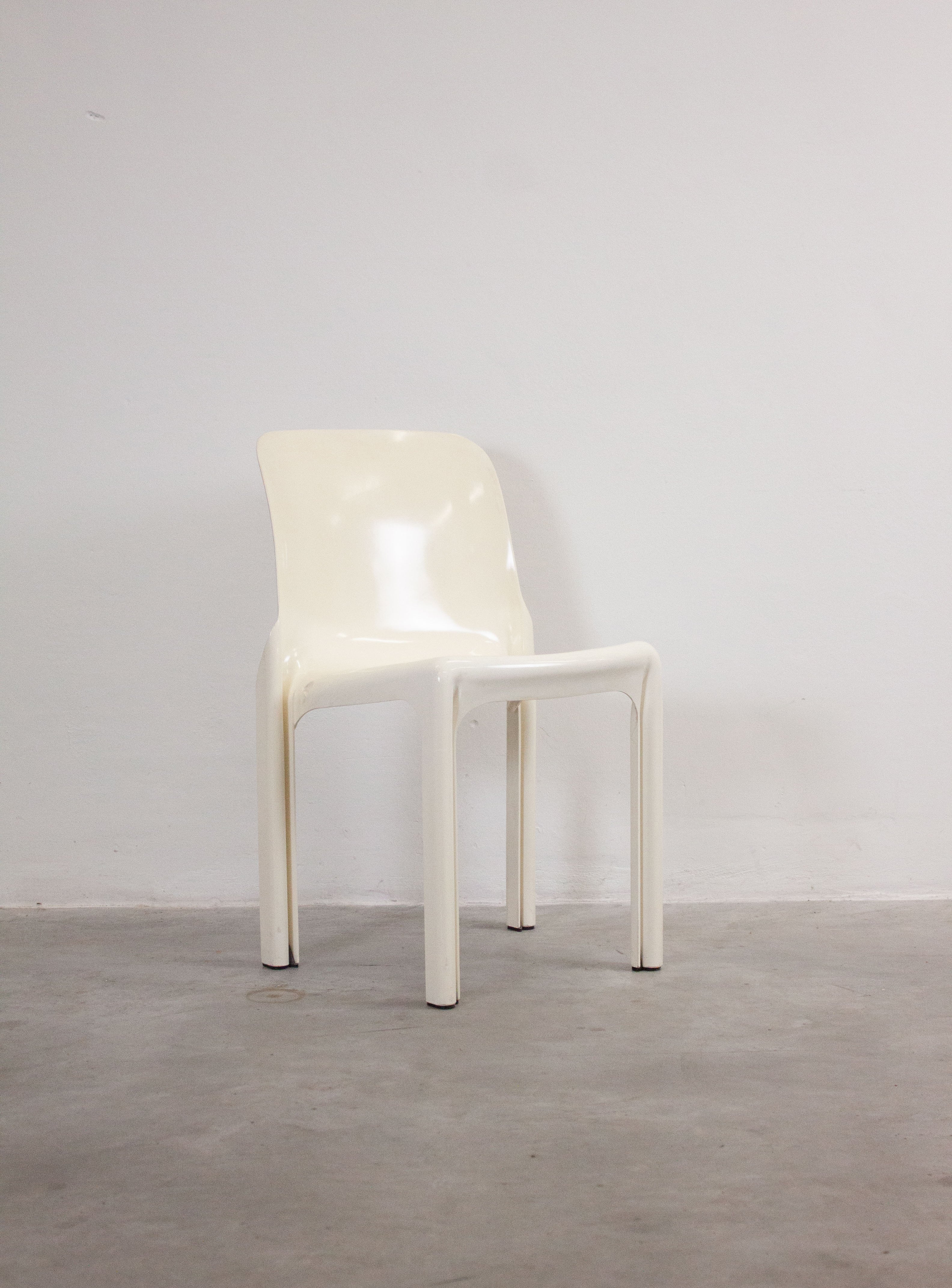 Artemide Selene Dining Chair by Vico Magistretti (White) - Image 21