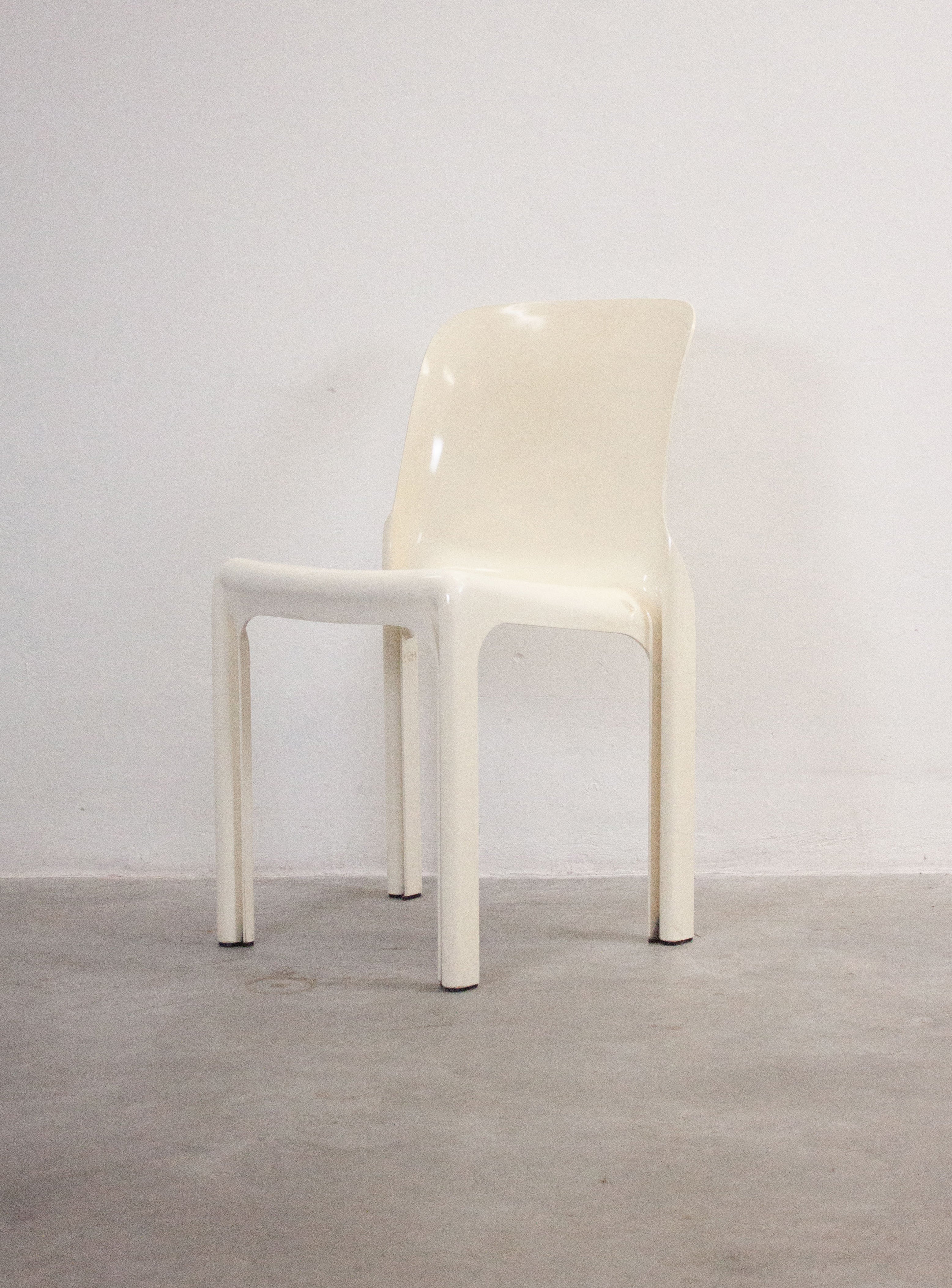 Artemide Selene Dining Chair by Vico Magistretti (White) - Image 24