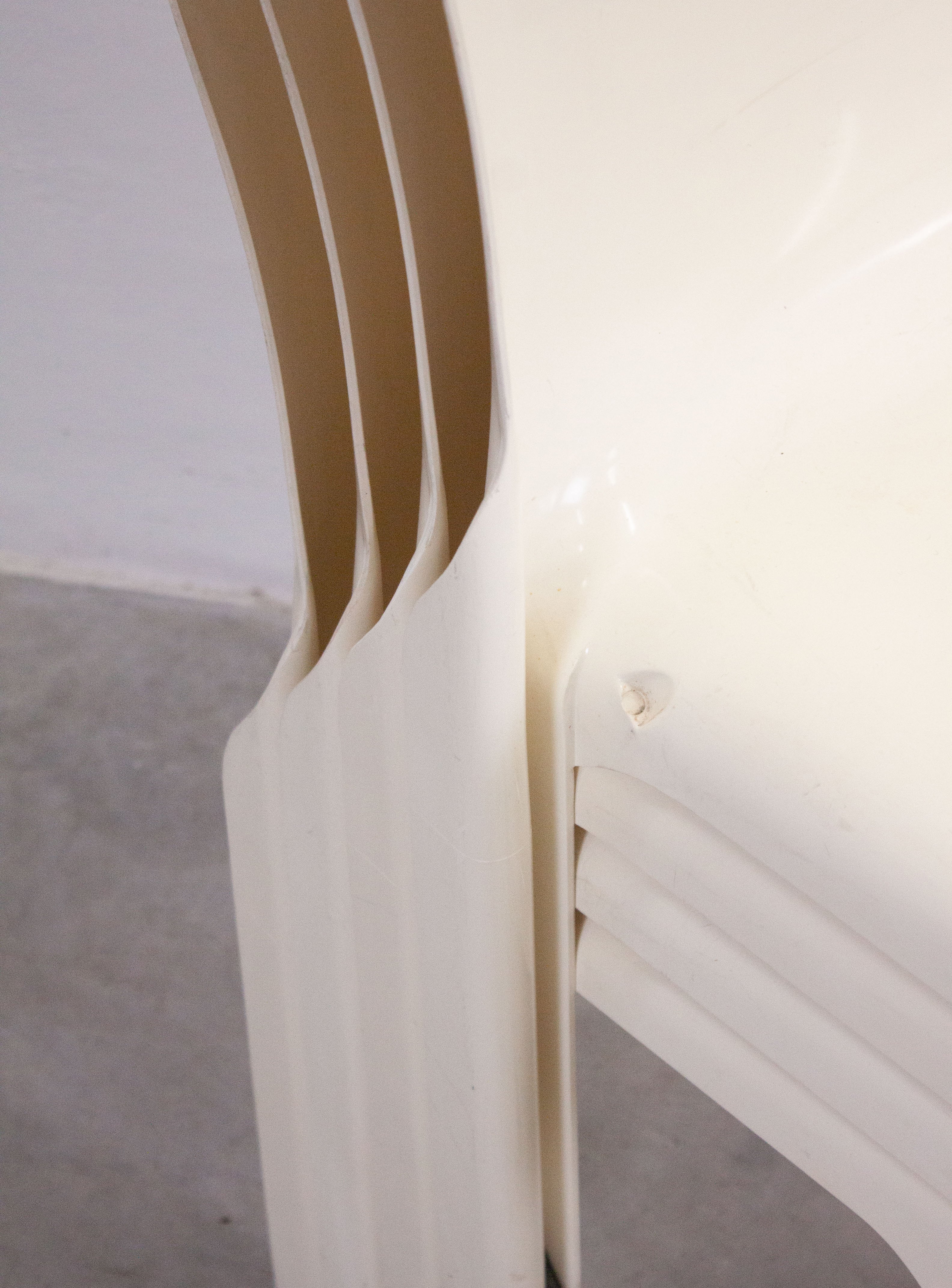 Artemide Selene Dining Chair by Vico Magistretti (White) - Image 5