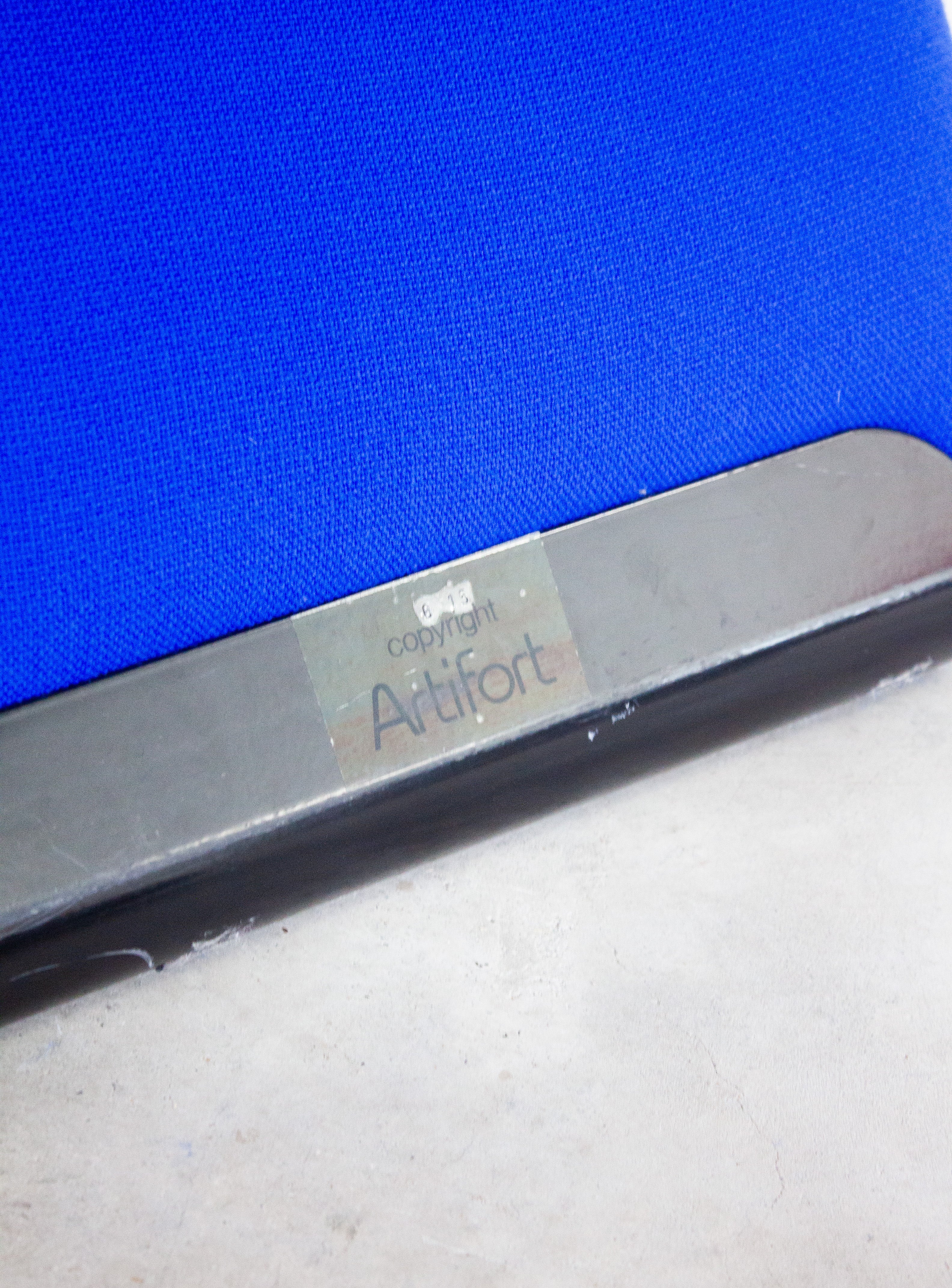 Artifort Groovy F598 Lounge Chair by Pierre Paulin (Cobalt Blue) - Image 21