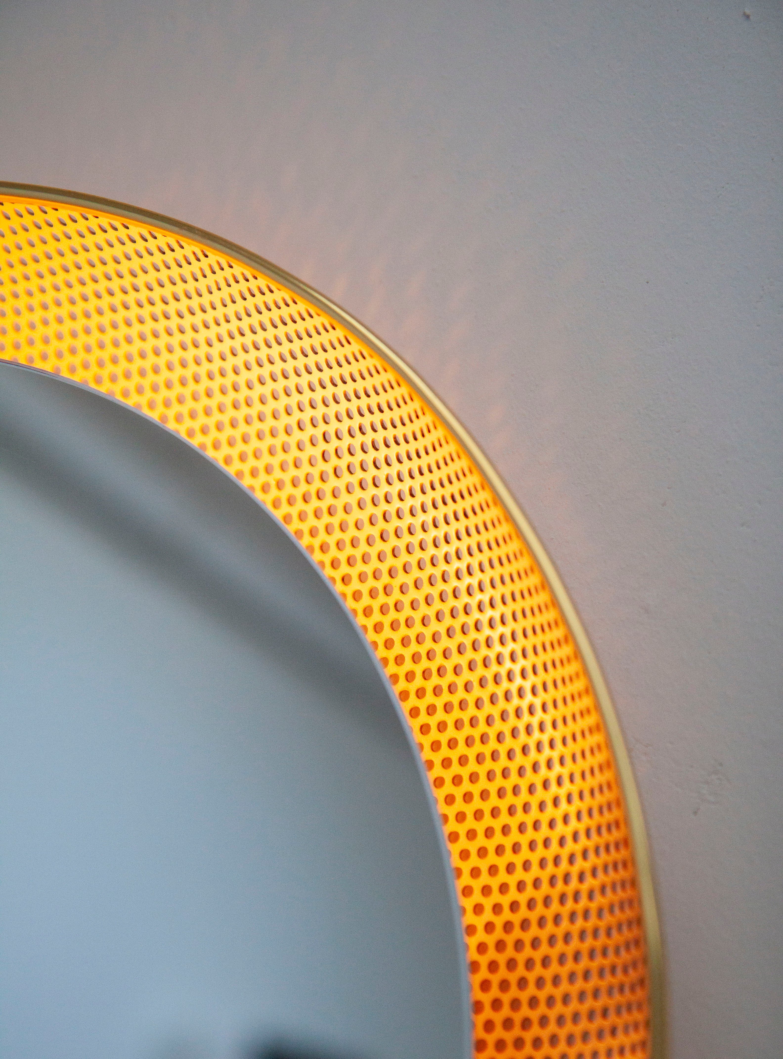 Artimeta Wall Mirror with Lamp by Floris Fiedeldij - Image 11