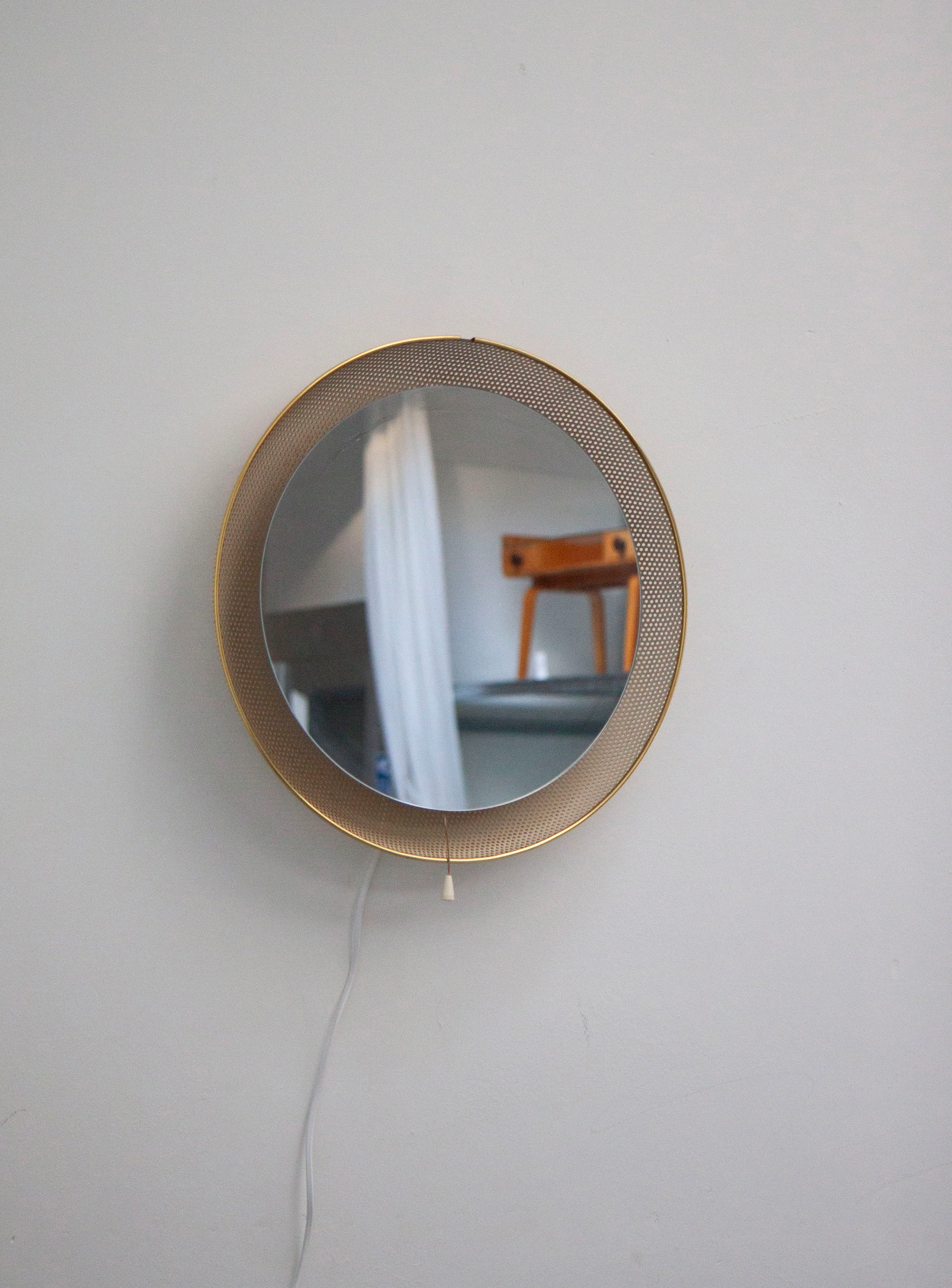 Artimeta Wall Mirror with Lamp by Floris Fiedeldij - Image 9