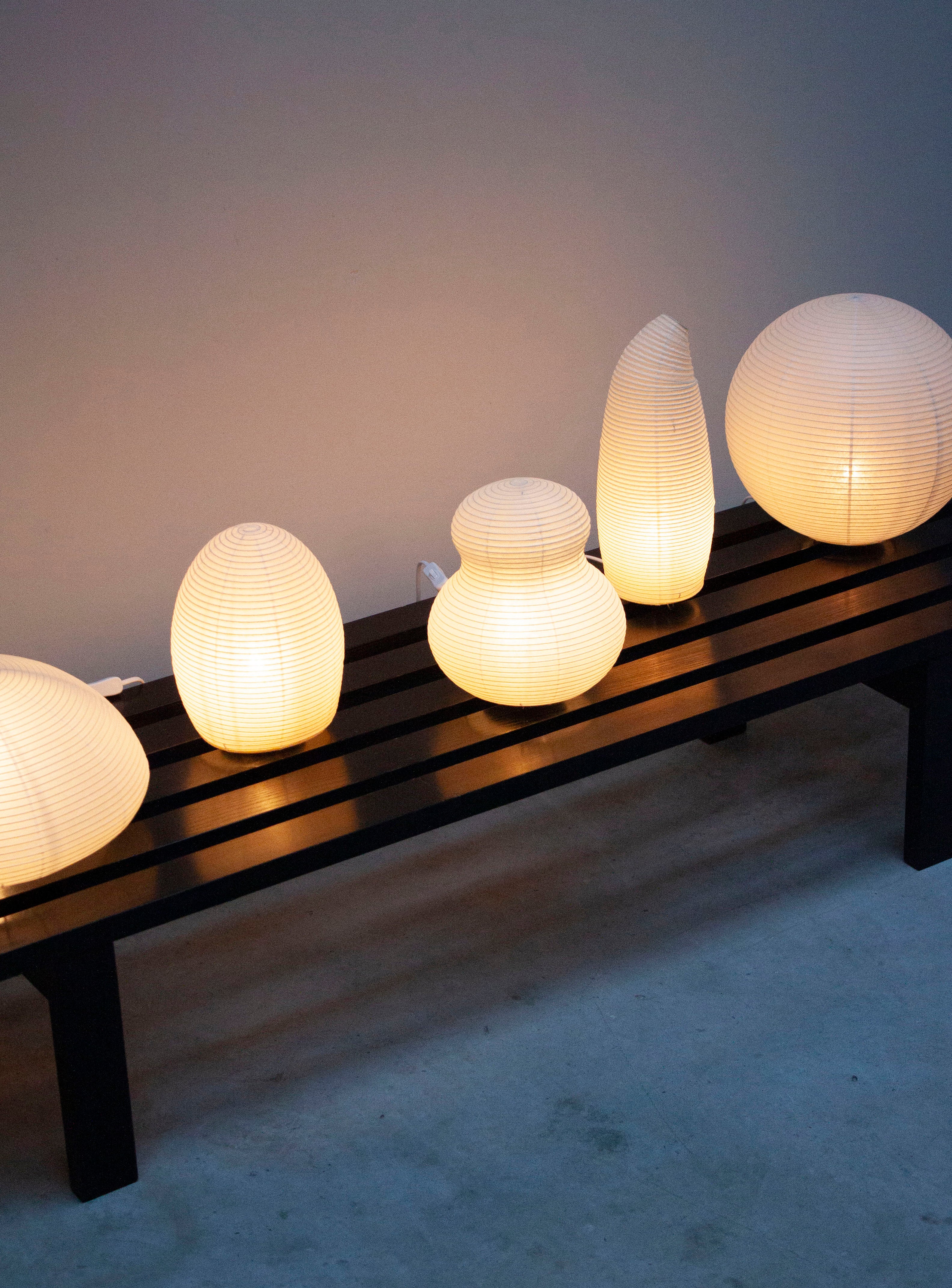 Paper Moon 03 Desk Lamp by Shigeru Uchida - Image 23