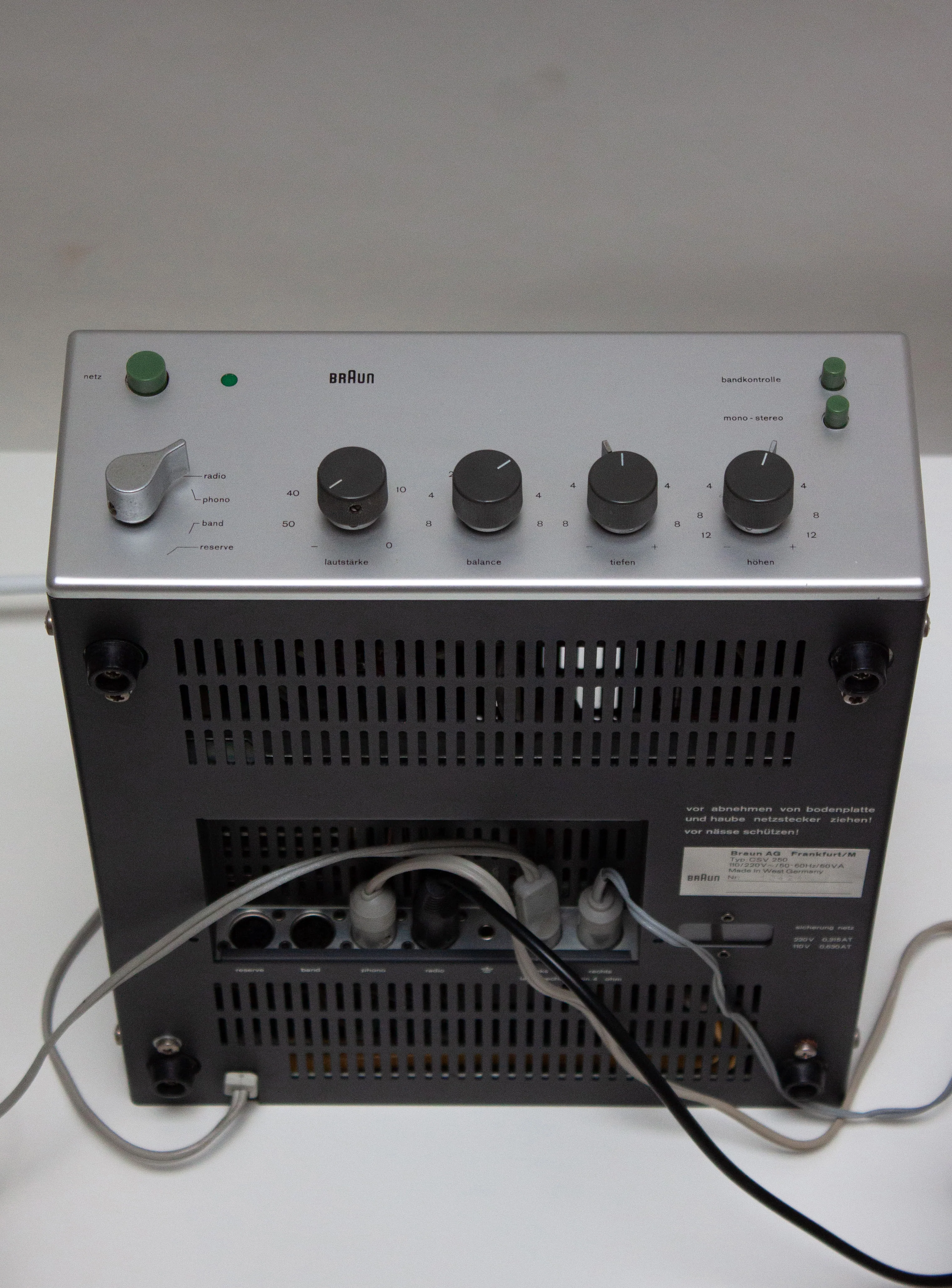 Braun Hifi Set CSV-250, CE-250, PS-420 & L410 by Dieter Rams - Image 18