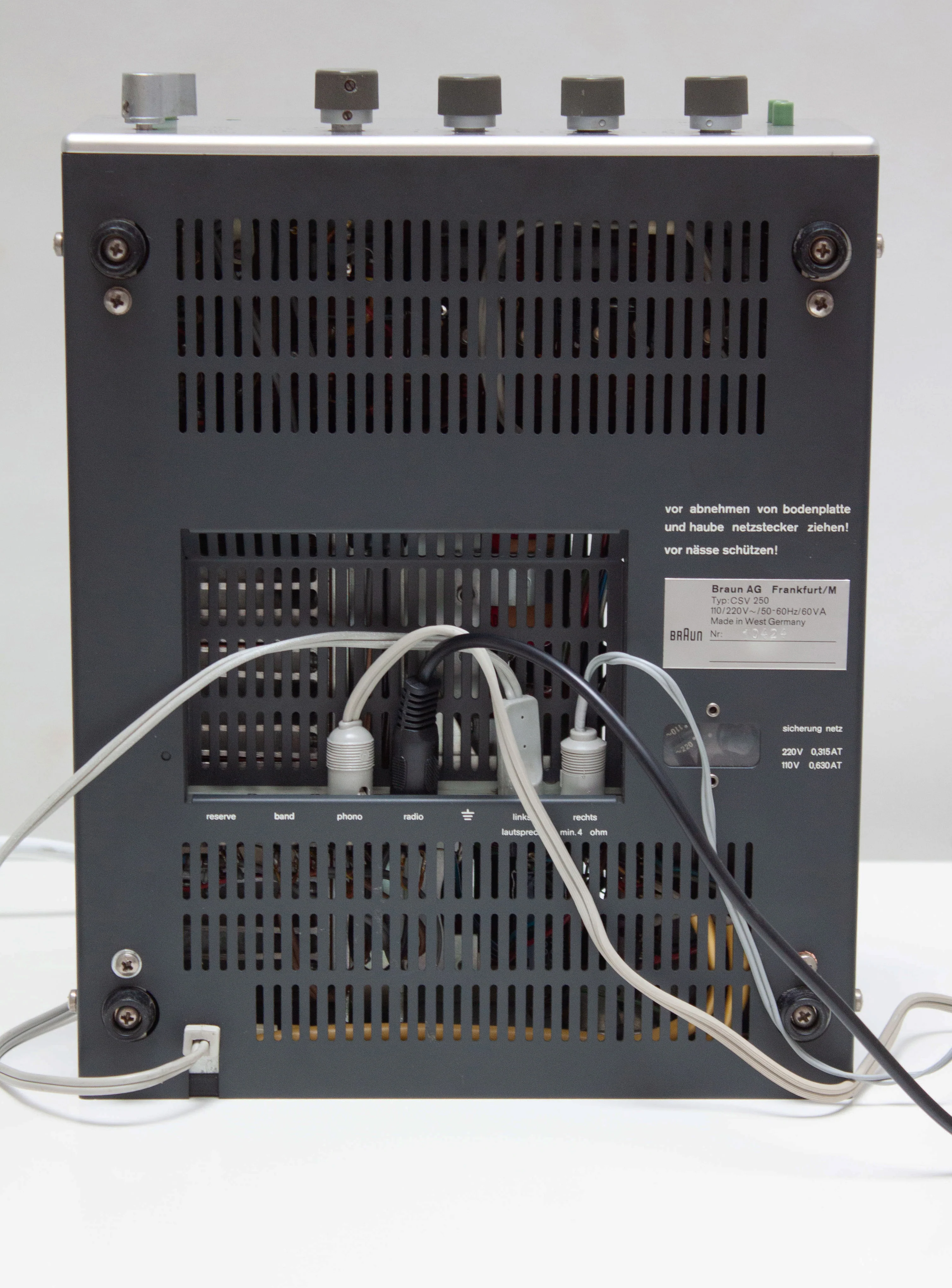 Braun Hifi Set CSV-250, CE-250, PS-420 & L410 by Dieter Rams - Image 19